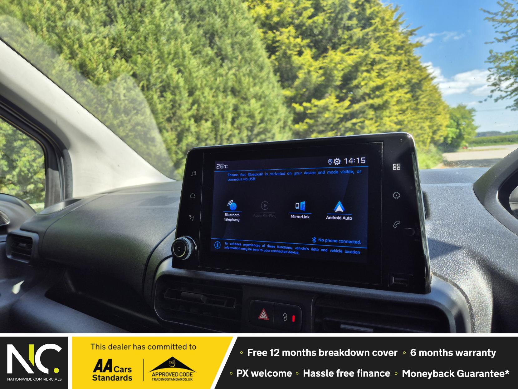 Peugeot Partner 1.5 BlueHDi 1000 Professional Standard Panel Van 5dr Diesel Manual SWB Euro 6 (100 bhp)