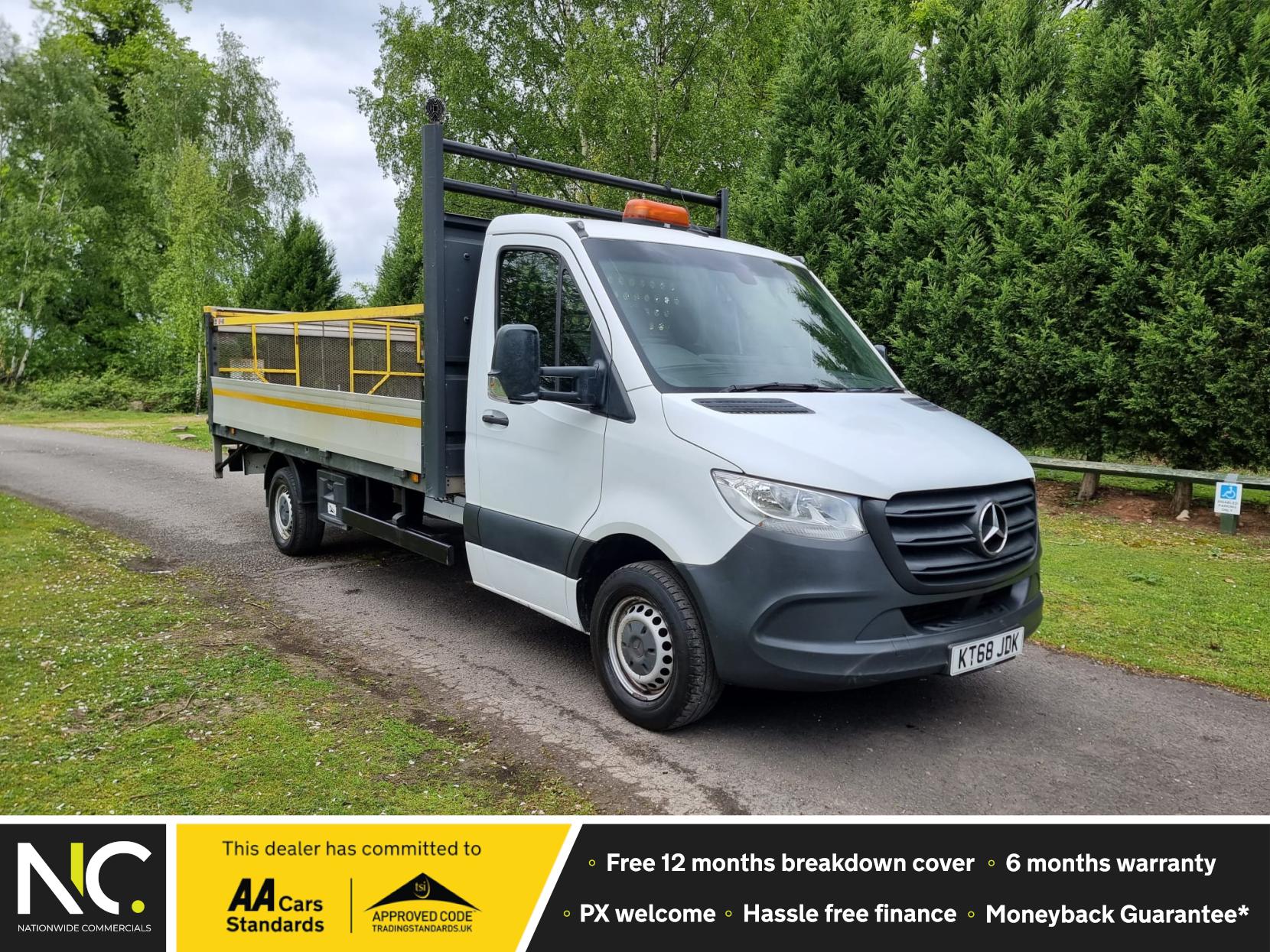 Mercedes-Benz Sprinter 2.1 RWD 314 CDI 14ft / 4.2m Dropside With Tail Lift - (143 ps) Diesel Manual ⭐️ Euro 6 ⭐️  One Owner ⭐️  Finance Available