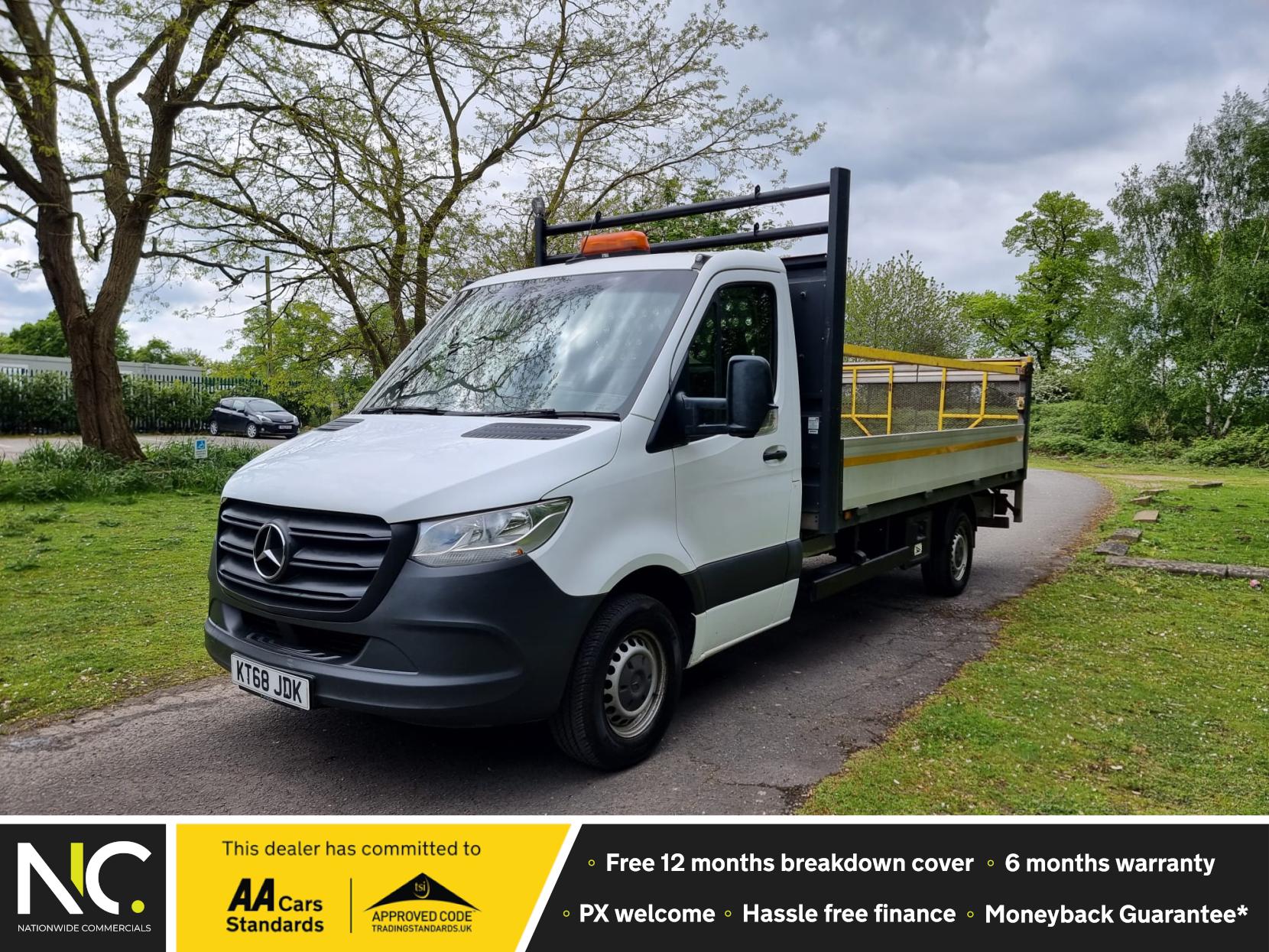 Mercedes-Benz Sprinter 2.1 RWD 314 CDI 14ft / 4.2m Dropside With Tail Lift - (143 ps) Diesel Manual ⭐️ Euro 6 ⭐️  One Owner ⭐️  Finance Available