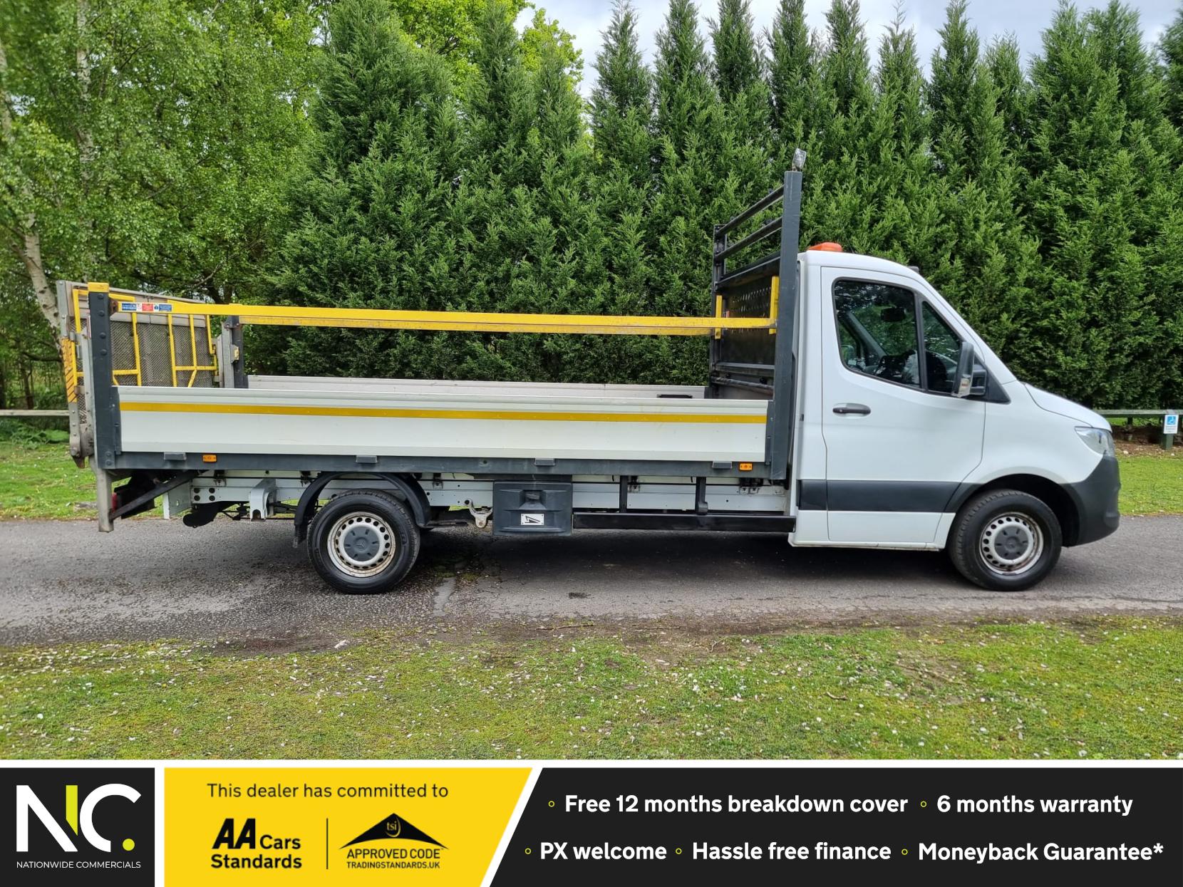 Mercedes-Benz Sprinter 2.1 RWD 314 CDI 14ft / 4.2m Dropside With Tail Lift - (143 ps) Diesel Manual ⭐️ Euro 6 ⭐️  One Owner ⭐️  Finance Available