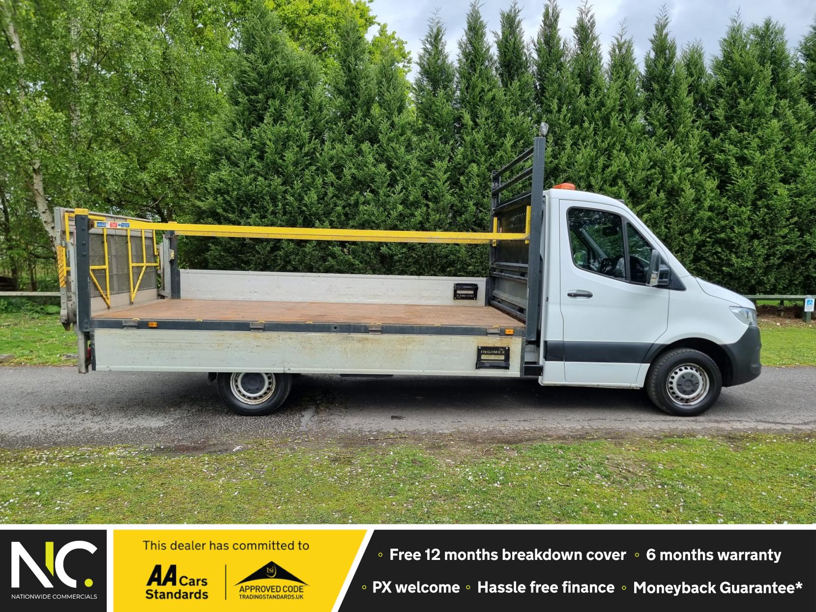 Mercedes-Benz Sprinter 2.1 RWD 314 CDI 14ft / 4.2m Dropside With Tail Lift - (143 ps) Diesel Manual ⭐️ Euro 6 ⭐️  One Owner ⭐️  Finance Available