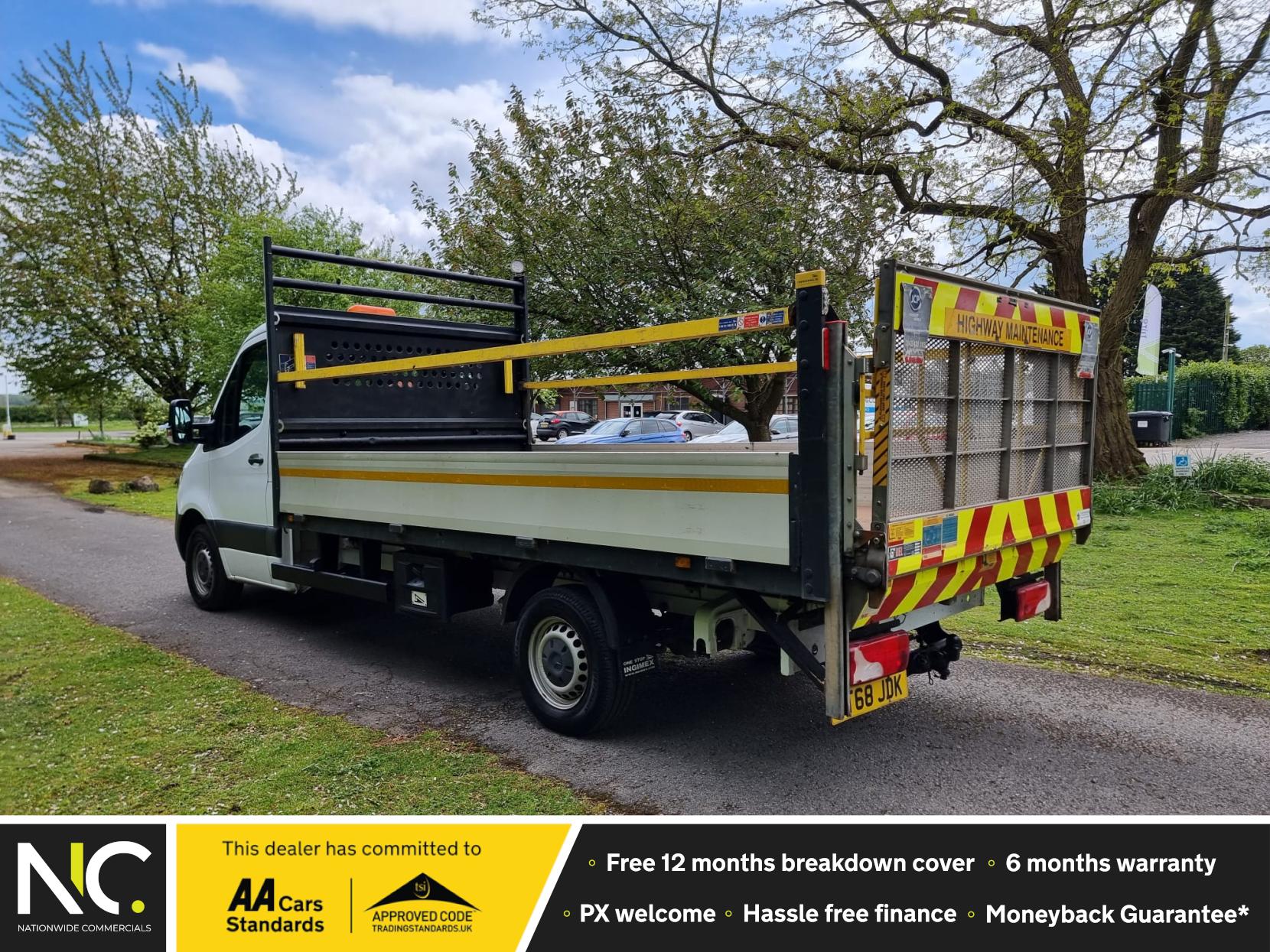 Mercedes-Benz Sprinter 2.1 RWD 314 CDI 14ft / 4.2m Dropside With Tail Lift - (143 ps) Diesel Manual ⭐️ Euro 6 ⭐️  One Owner ⭐️  Finance Available