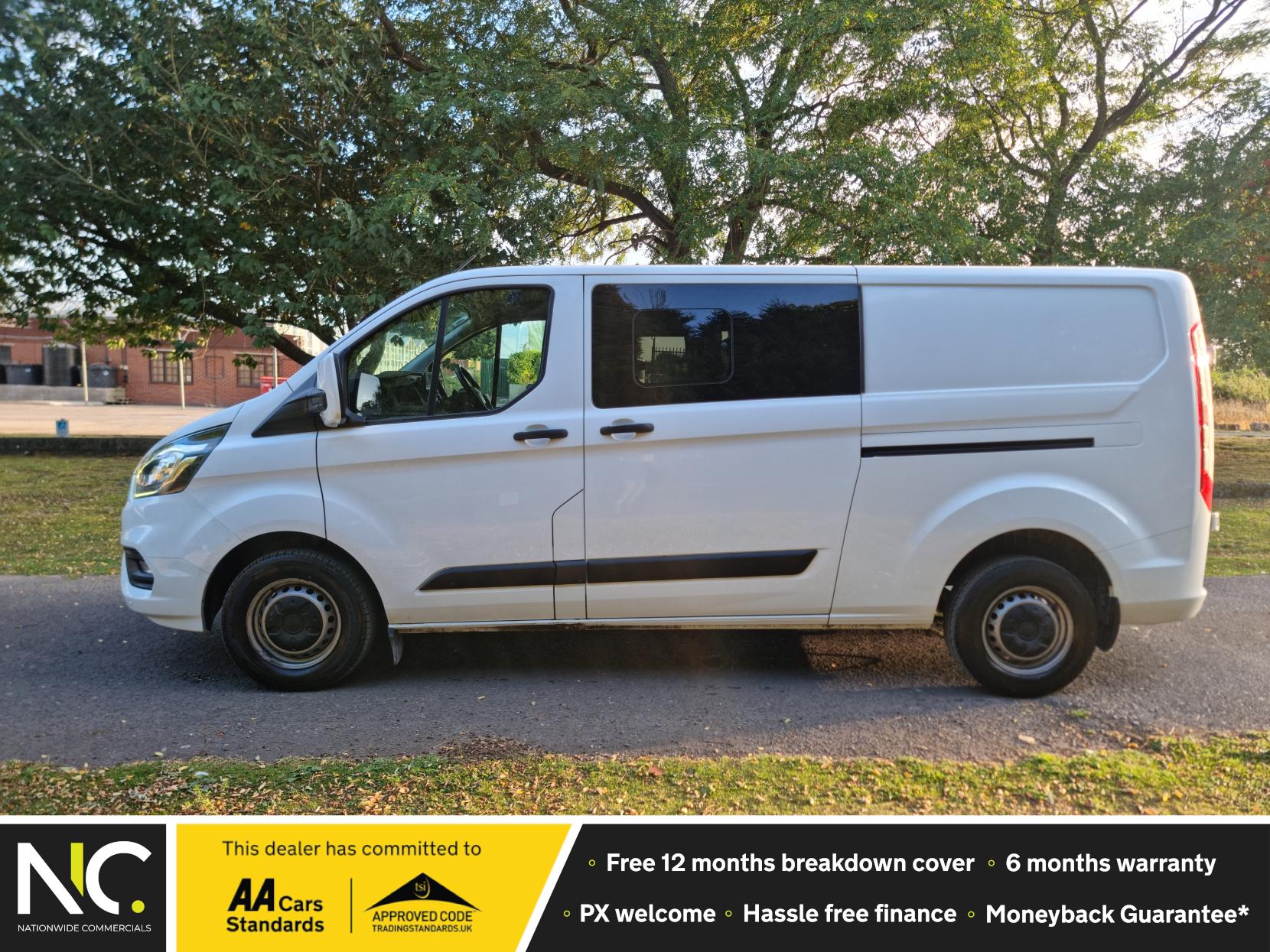 Ford Transit Custom 2.0 300 EcoBlue Trend Crew Van Double Cab 5dr Diesel Manual L2 H1 (6 Seat) (105 ps) ⭐️ Euro 6 ⭐️  Finance Available