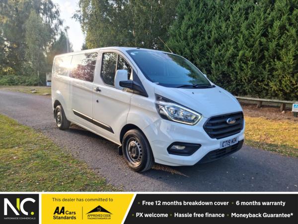 Ford Transit Custom 2.0 300 EcoBlue Trend Crew Van Double Cab 5dr Diesel Manual L2 H1 (6 Seat) (105 ps) ⭐️ Euro 6 ⭐️  Finance Available