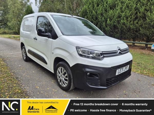 Citroen Berlingo 1.5 BlueHDi 1000 Enterprise M Pro Panel Van 5dr Diesel Manual SWB Euro 6 (s/s) (100 ps)