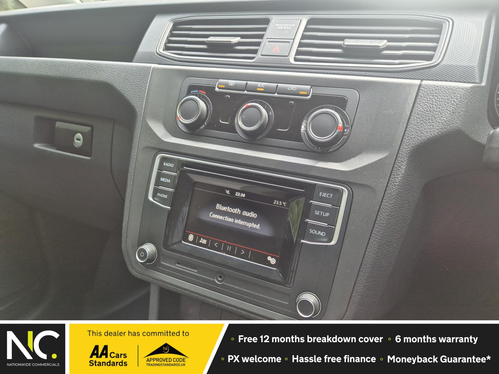 Volkswagen Caddy 2.0 TDI C20 BlueMotion Tech Trendline Panel Van - 5dr Diesel Manual SWB ⭐ Air Con ⭐ Cruise Control ⭐ Parking Sensors ⭐ Euro 6