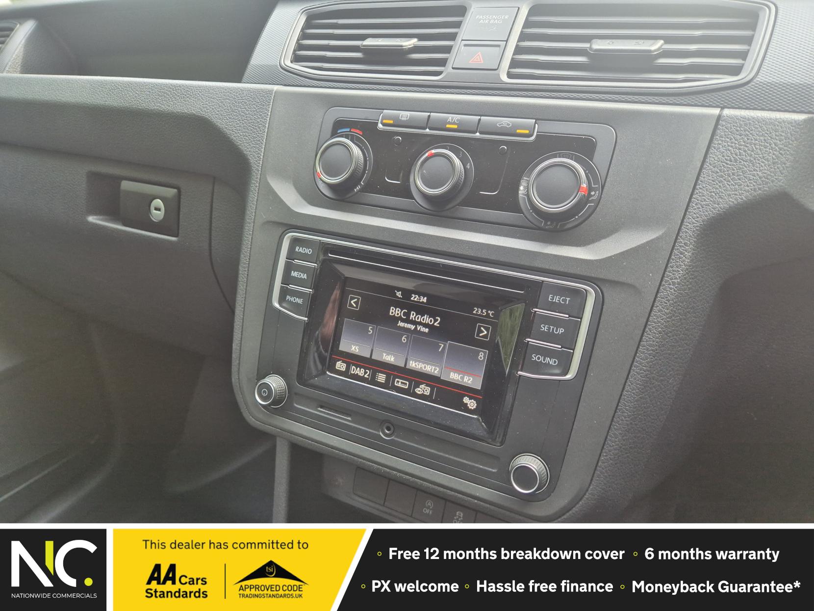 Volkswagen Caddy 2.0 TDI C20 BlueMotion Tech Trendline Panel Van - 5dr Diesel Manual SWB ⭐ Air Con ⭐ Cruise Control ⭐ Parking Sensors ⭐ Euro 6