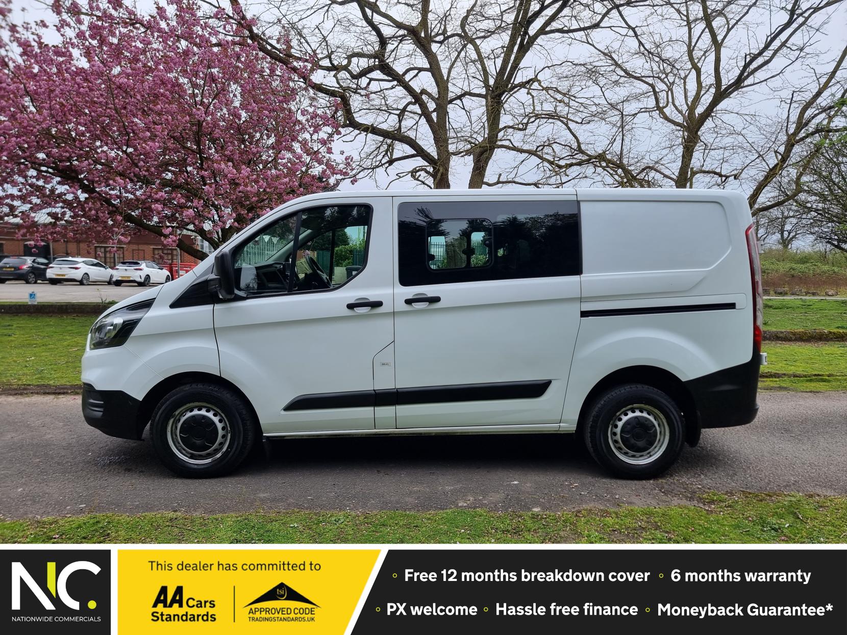 Ford Transit Custom 2.0 300 EcoBlue L1 H1 Leader Crew Van - (105 ps) Diesel Manual (s/s) ⭐️ 6 Seater ⭐️ Euro 6 ⭐️  One Owner ⭐️  Finance Available