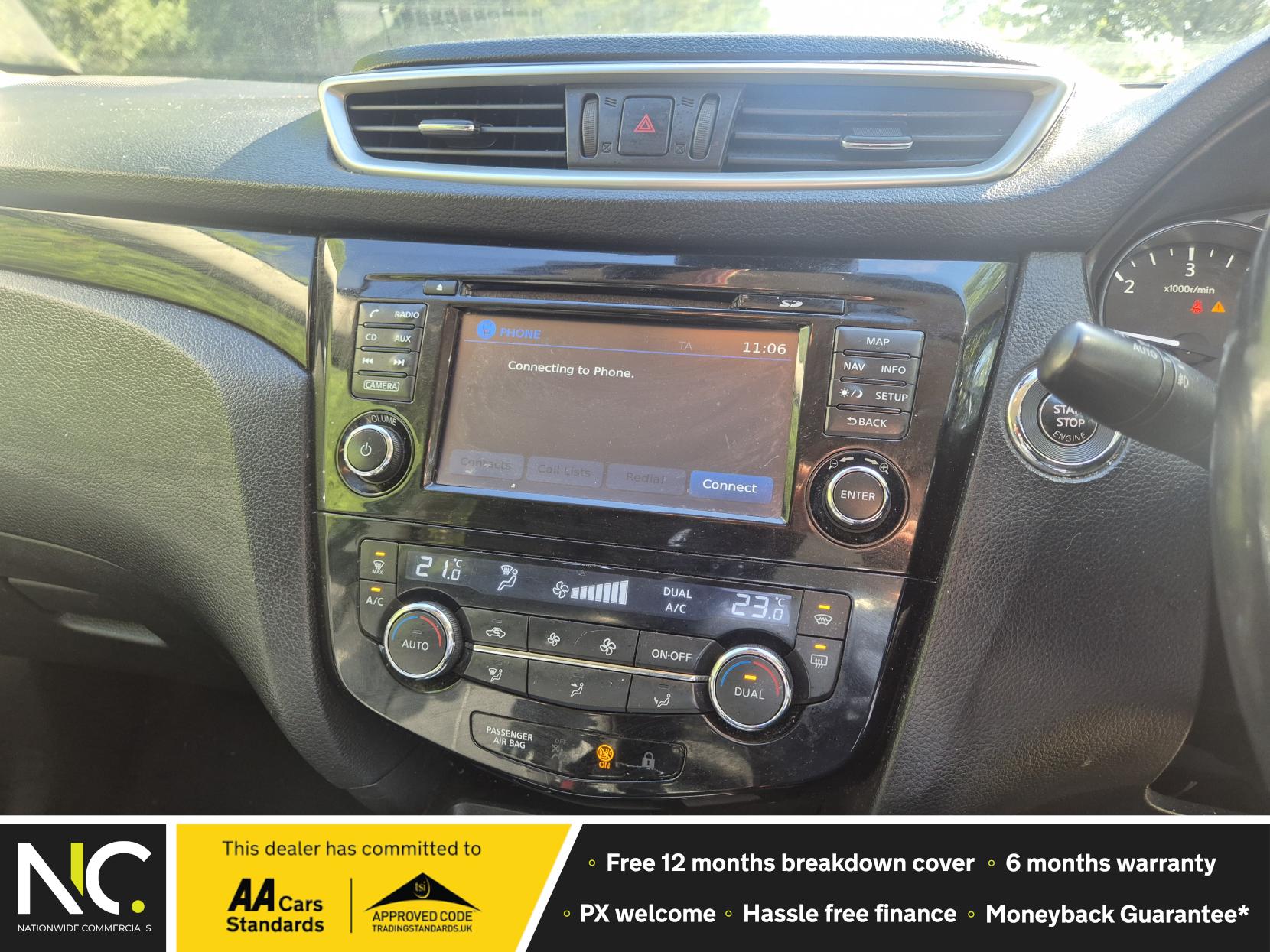 Nissan Qashqai 1.5 dCi Tekna SUV - 5dr Diesel Manual (110 ps) ⭐ 2 Keys ⭐ Heated Seats ⭐ Reverse Camera ⭐ Euro 6