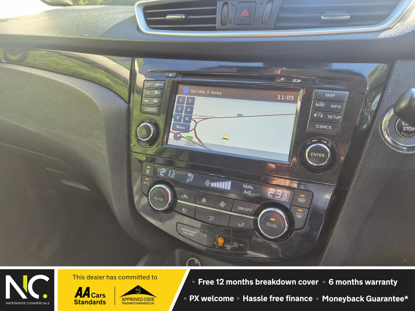 Nissan Qashqai 1.5 dCi Tekna SUV - 5dr Diesel Manual (110 ps) ⭐ 2 Keys ⭐ Heated Seats ⭐ Reverse Camera ⭐ Euro 6