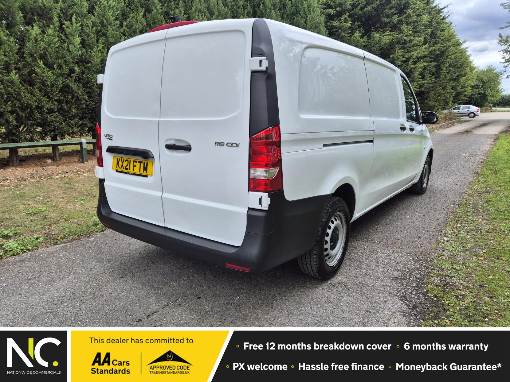 Mercedes-Benz Vito 2.0 116 CDI Progressive Panel Van 5dr Diesel G-Tronic RWD L3 Euro 6 (s/s) (XLWB) (163 ps)
