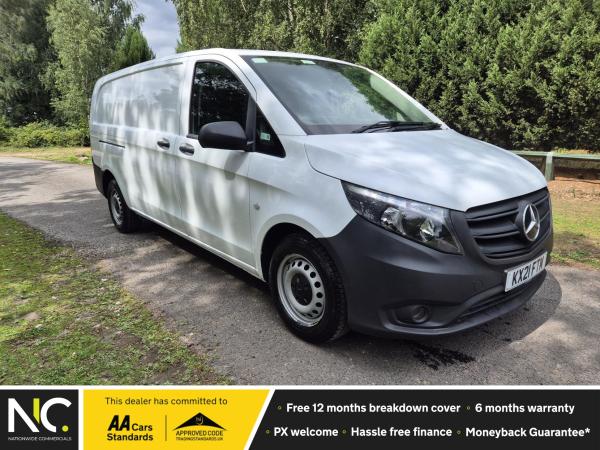 Mercedes-Benz Vito 2.0 116 CDI Progressive Panel Van 5dr Diesel G-Tronic RWD L3 Euro 6 (s/s) (XLWB) (163 ps)