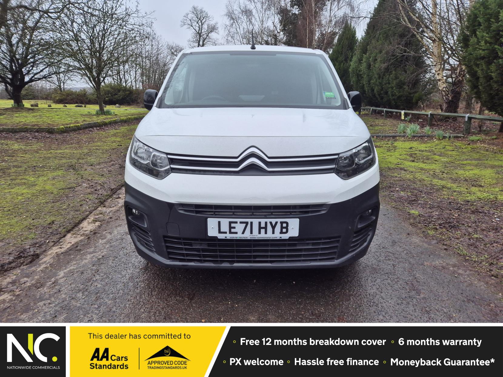 Citroen Berlingo 1.5 BlueHDi 1000 Enterprise M Pro Panel Van 5dr Diesel Manual SWB Euro 6 (s/s) (100 ps)