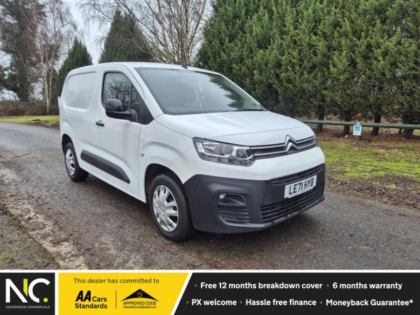 Citroen Berlingo 1.5 BlueHDi 1000 Enterprise M Pro Panel Van 5dr Diesel Manual SWB Euro 6 (s/s) (100 ps)