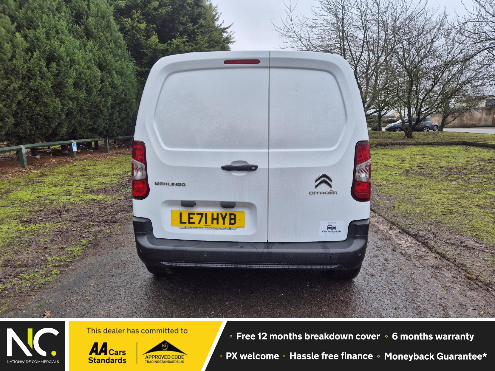 Citroen Berlingo 1.5 BlueHDi 1000 Enterprise M Pro Panel Van 5dr Diesel Manual SWB Euro 6 (s/s) (100 ps)