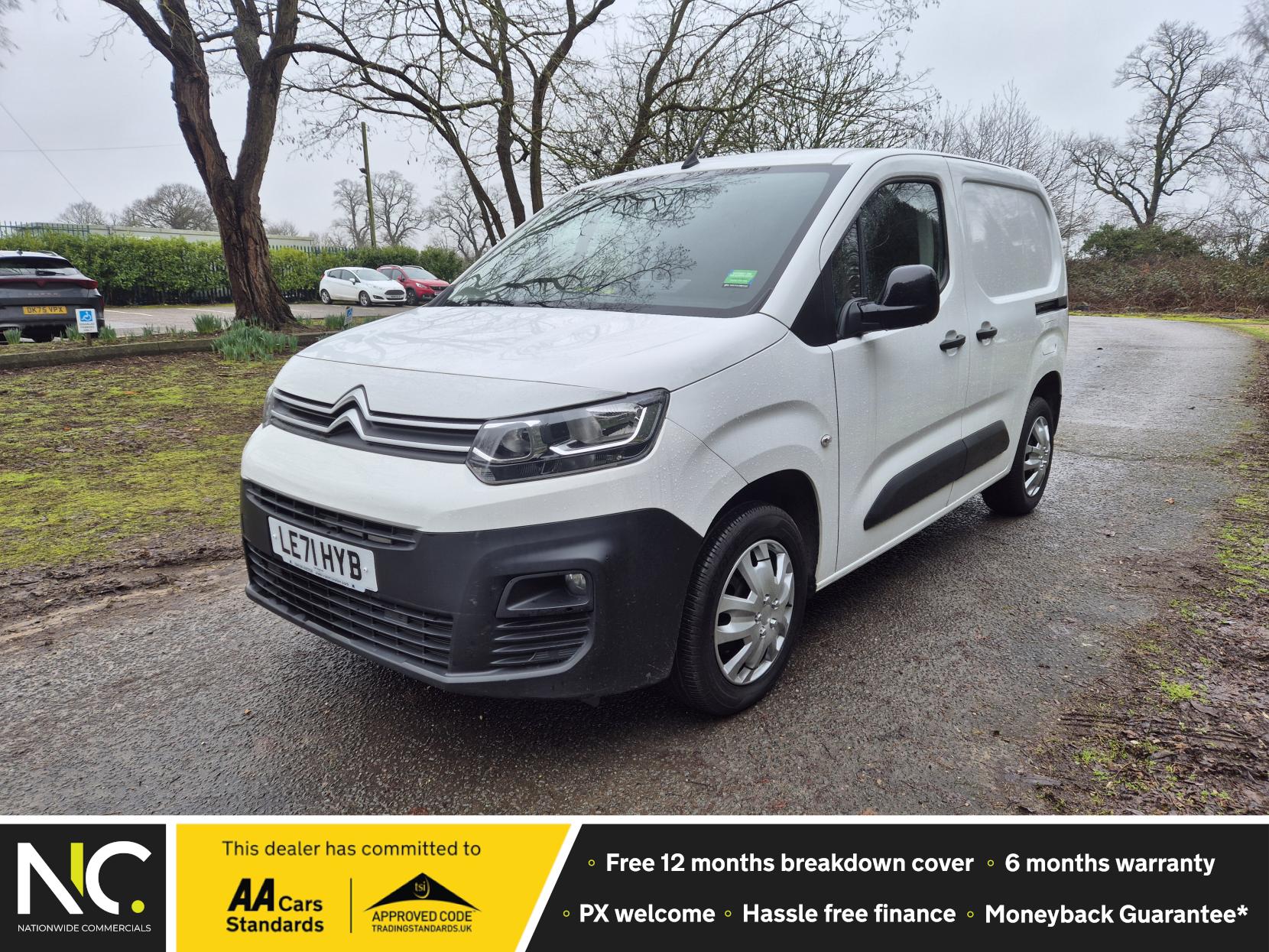 Citroen Berlingo 1.5 BlueHDi 1000 Enterprise M Pro Panel Van 5dr Diesel Manual SWB Euro 6 (s/s) (100 ps)