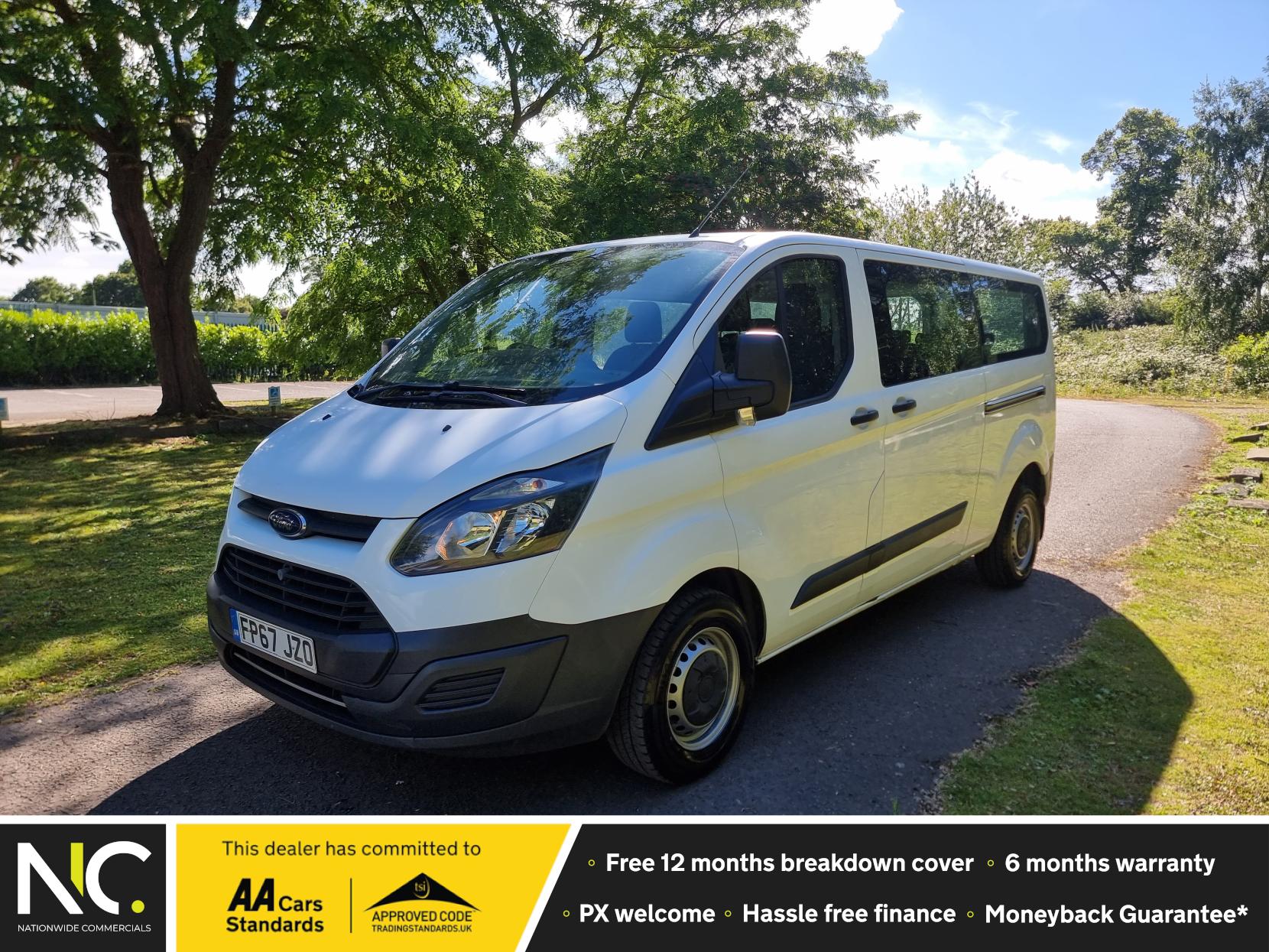 Ford Transit Custom 2.0 TDCi 310 (128 bhp) L2 Kombi 5dr Diesel Manual ⭐️ Euro 6 ⭐️  One Owner ⭐️  Finance Available