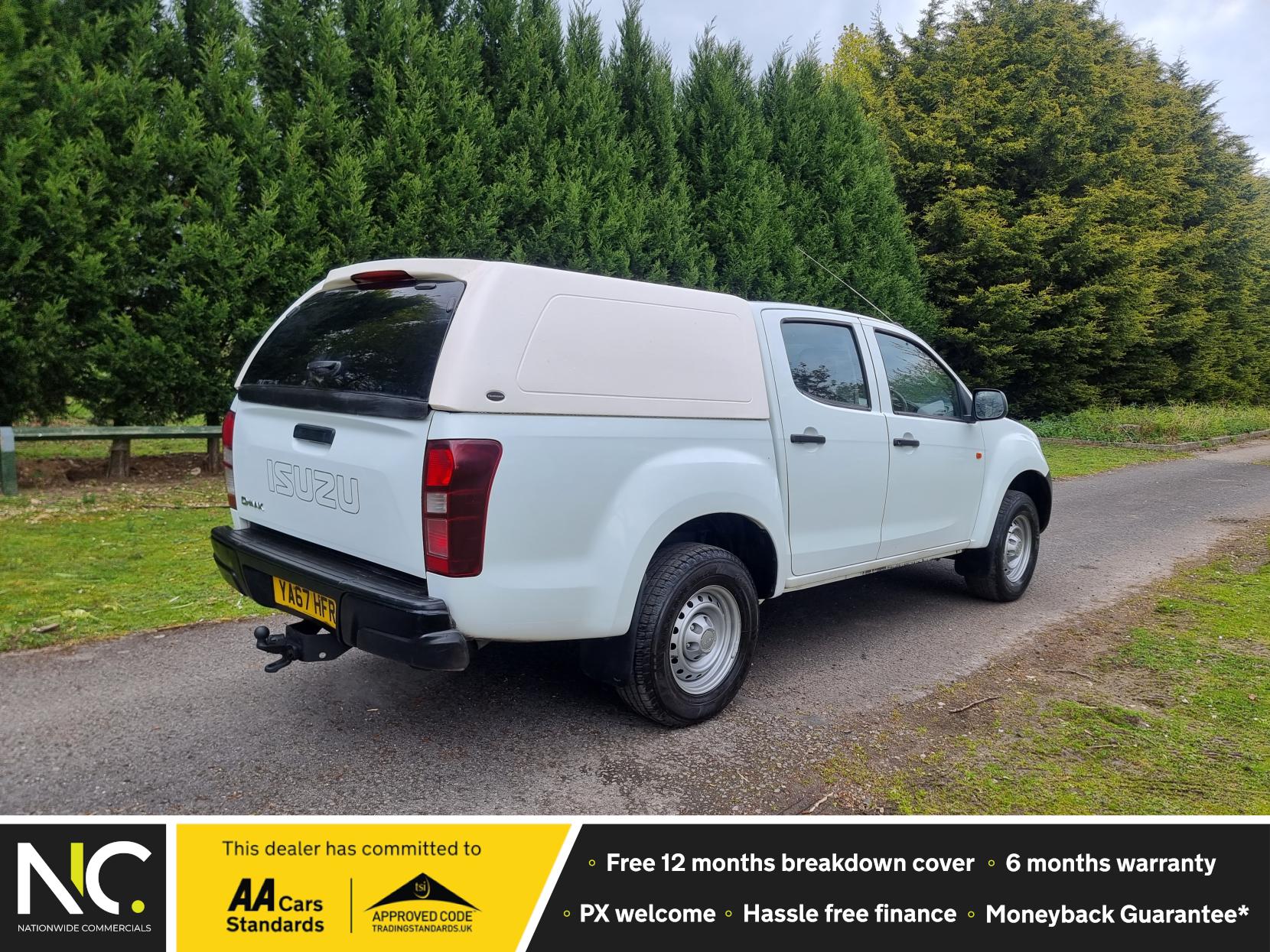 Isuzu D-Max 1.9 TD Double Cab Utility Pickup - (164 ps) Diesel Manual 4WD ⭐️ Euro 6 ⭐️  One Owner ⭐️  Finance Available