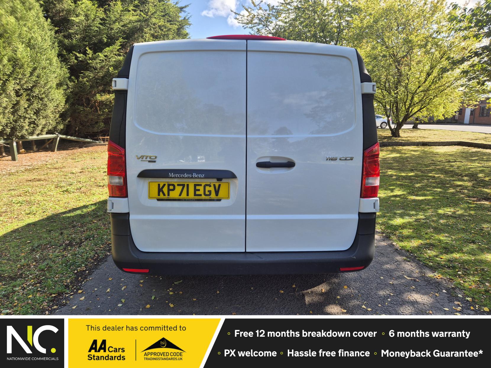 Mercedes-Benz Vito 2.0 116 CDI G-Tronic RWD Progressive Panel Van - 5dr Diesel L3 (XLWB) (163 ps) ⭐ DAB Radio ⭐ Reverse Camera ⭐ Paddle Shift ⭐ Euro 6