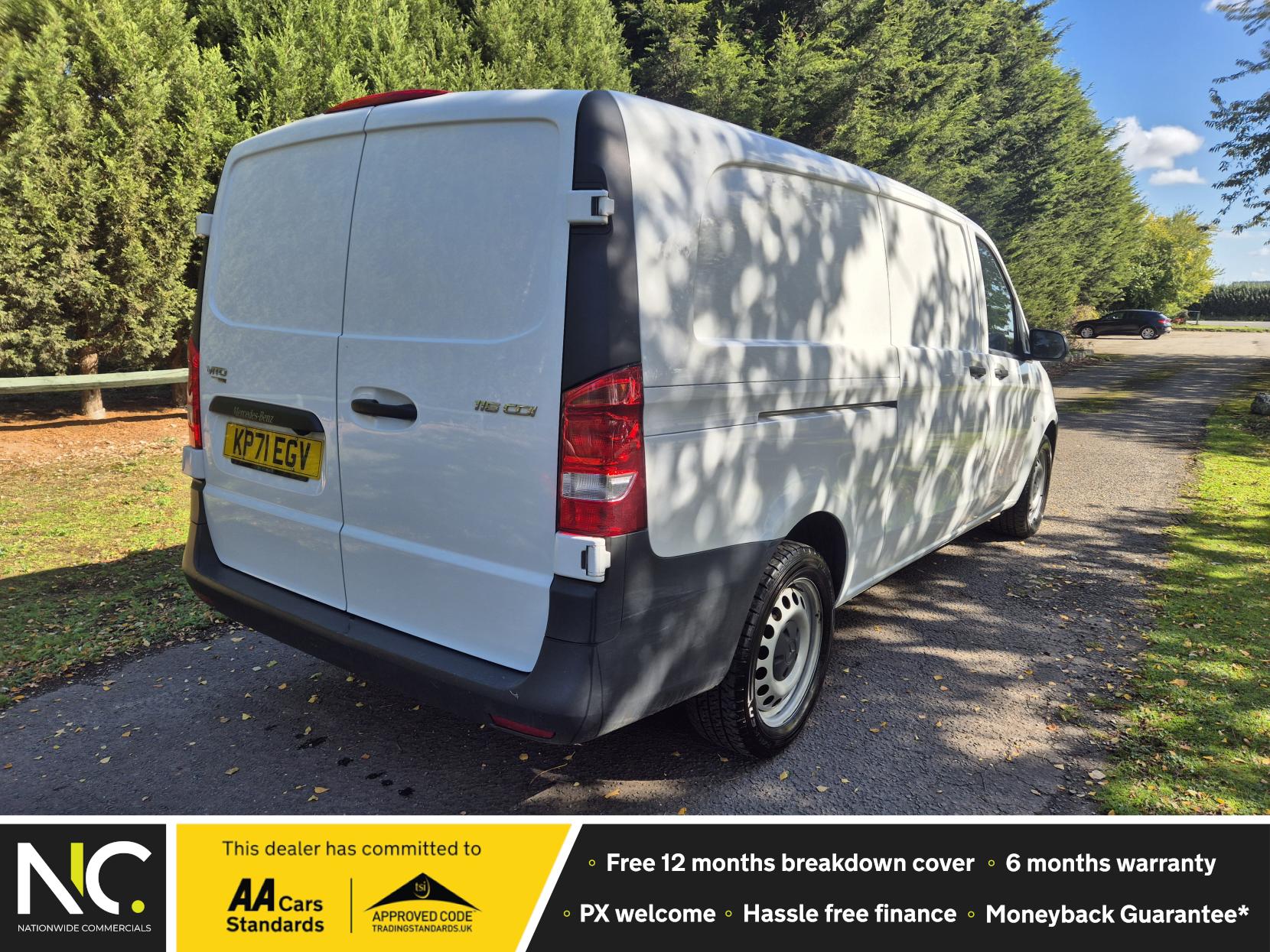 Mercedes-Benz Vito 2.0 116 CDI G-Tronic RWD Progressive Panel Van - 5dr Diesel L3 (XLWB) (163 ps) ⭐ DAB Radio ⭐ Reverse Camera ⭐ Paddle Shift ⭐ Euro 6