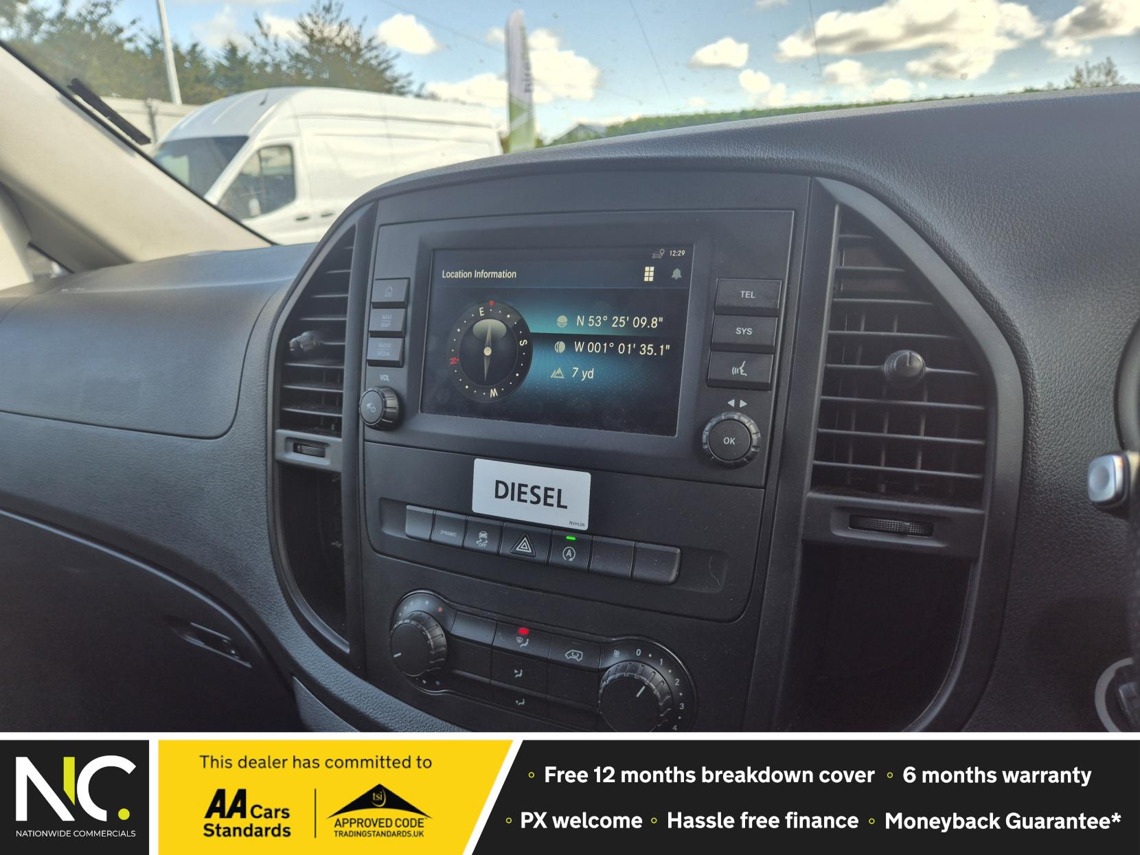 Mercedes-Benz Vito 2.0 116 CDI G-Tronic RWD Progressive Panel Van - 5dr Diesel L3 (XLWB) (163 ps) ⭐ DAB Radio ⭐ Reverse Camera ⭐ Paddle Shift ⭐ Euro 6
