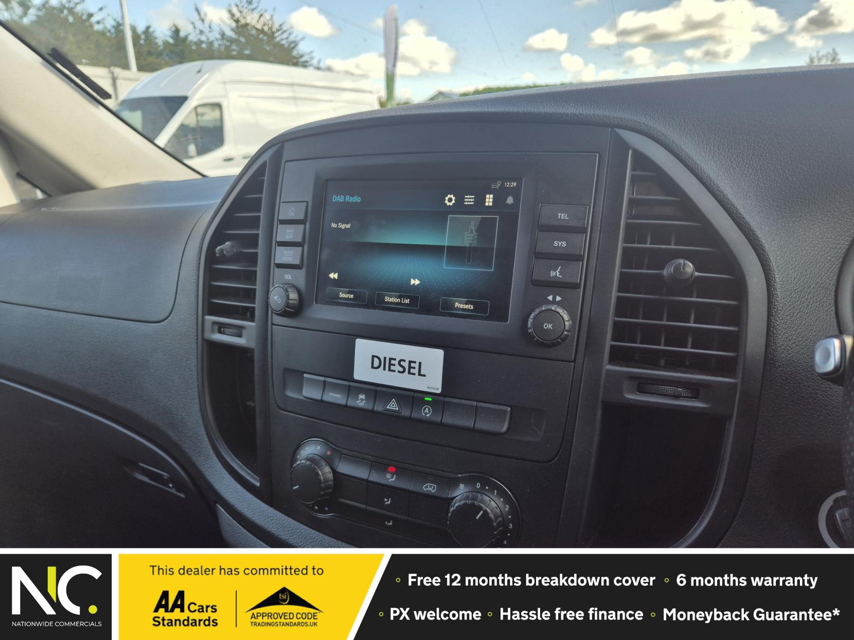 Mercedes-Benz Vito 2.0 116 CDI G-Tronic RWD Progressive Panel Van - 5dr Diesel L3 (XLWB) (163 ps) ⭐ DAB Radio ⭐ Reverse Camera ⭐ Paddle Shift ⭐ Euro 6