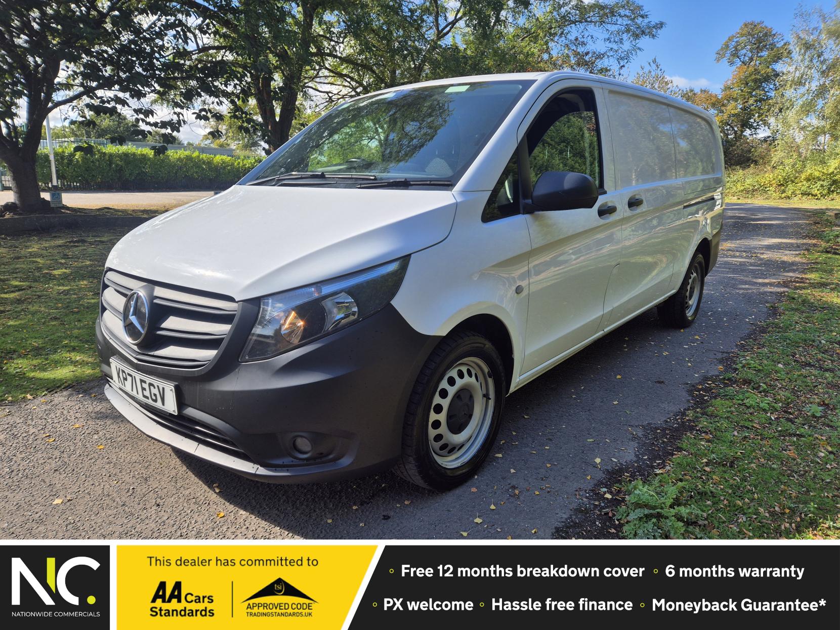 Mercedes-Benz Vito 2.0 116 CDI G-Tronic RWD Progressive Panel Van - 5dr Diesel L3 (XLWB) (163 ps) ⭐ DAB Radio ⭐ Reverse Camera ⭐ Paddle Shift ⭐ Euro 6