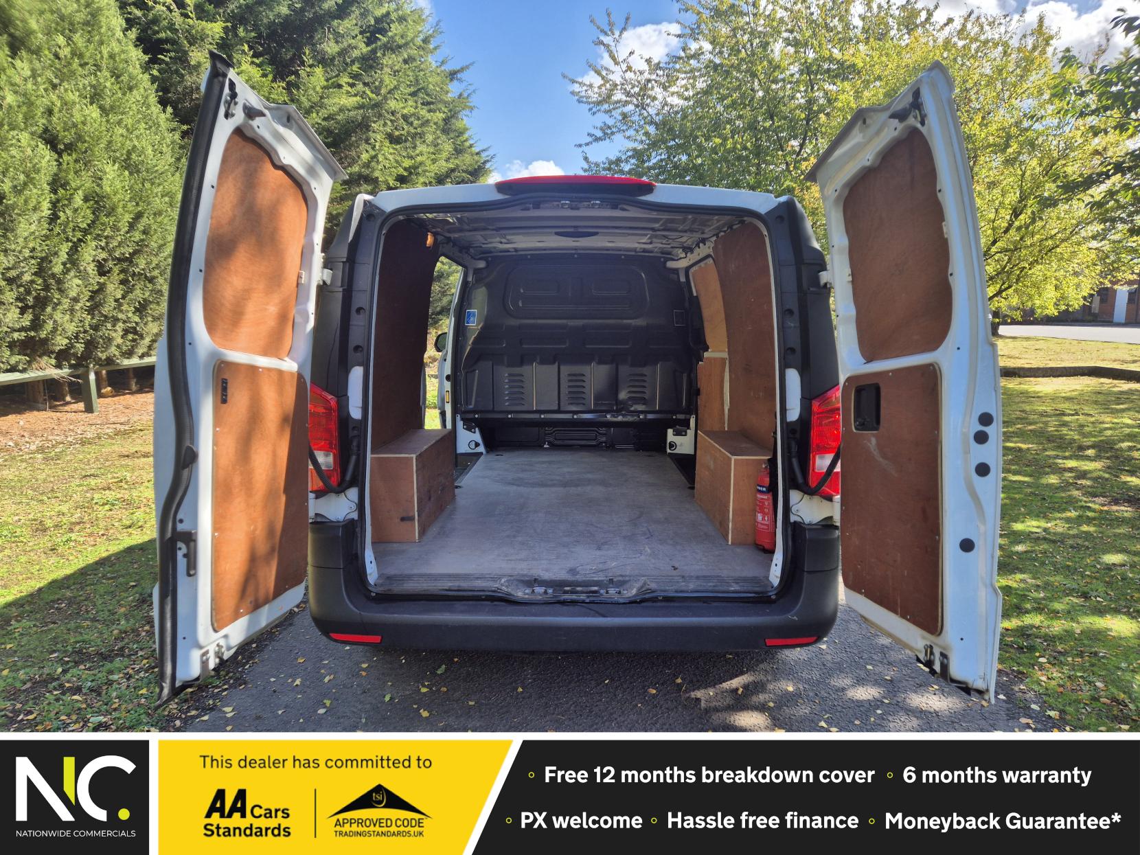 Mercedes-Benz Vito 2.0 116 CDI G-Tronic RWD Progressive Panel Van - 5dr Diesel L3 (XLWB) (163 ps) ⭐ DAB Radio ⭐ Reverse Camera ⭐ Paddle Shift ⭐ Euro 6