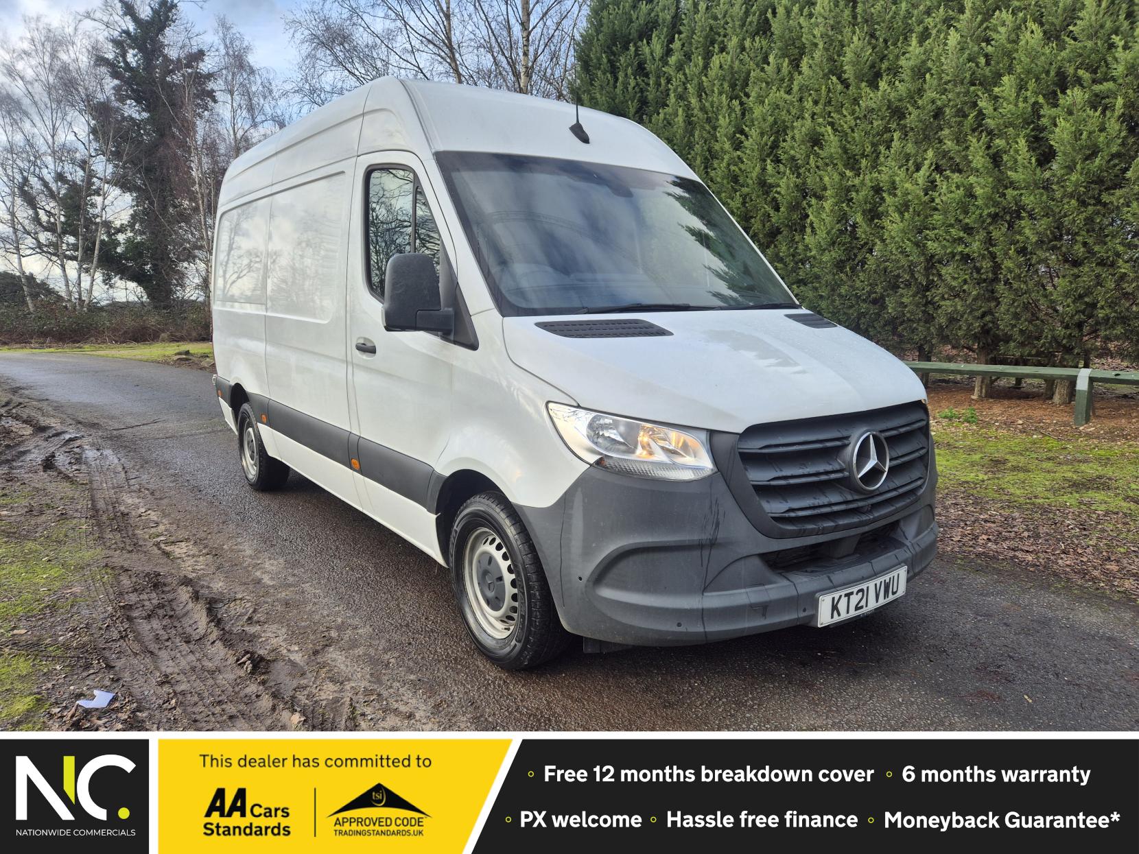 Mercedes-Benz Sprinter 2.0 315 CDI Progressive Panel Van 5dr Diesel Manual RWD L2 H2 Euro 6 (s/s) (150 ps)