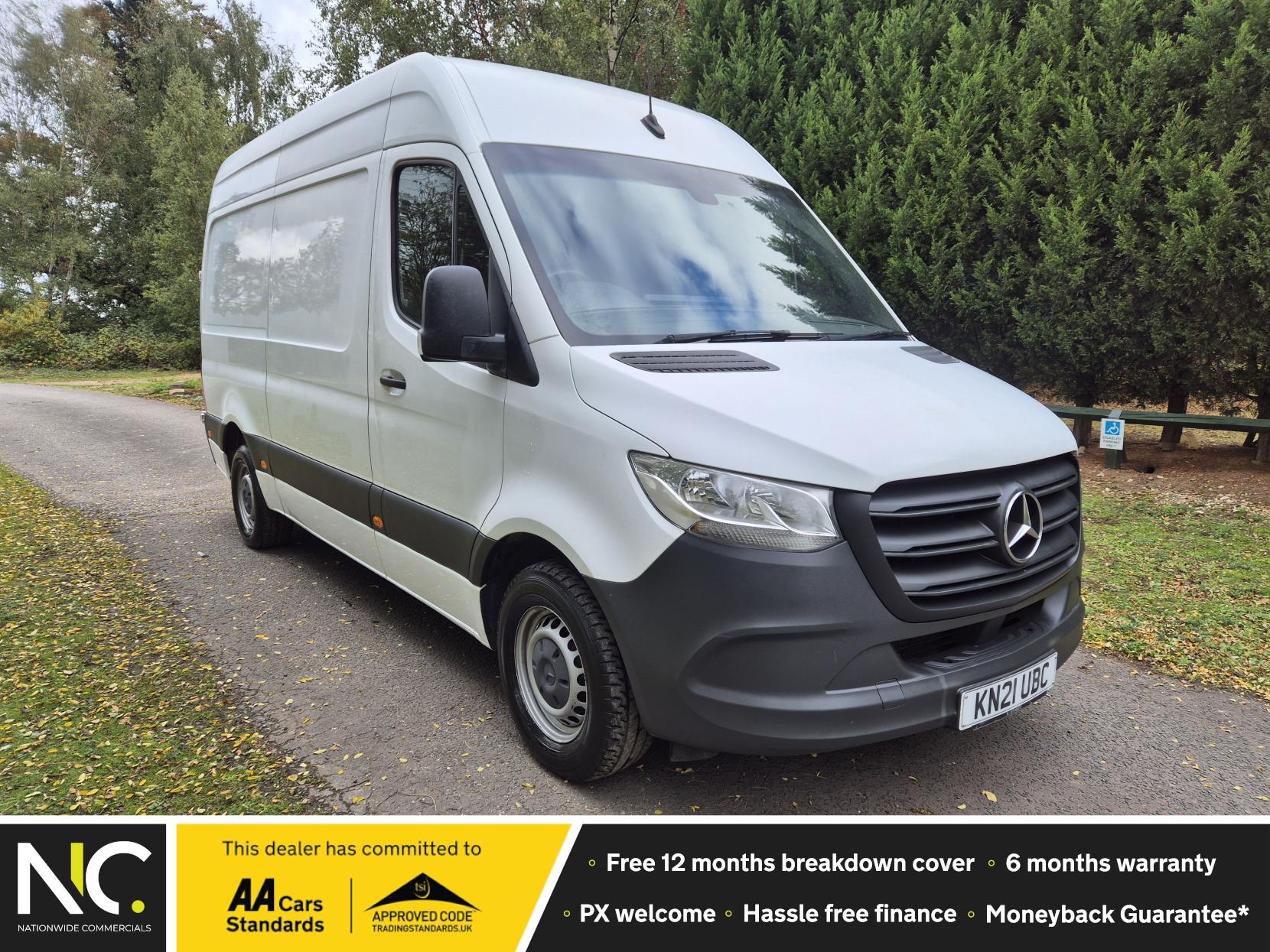 Mercedes-Benz Sprinter 2.0 315 CDI Progressive Panel Van 5dr Diesel Manual RWD L2 H2 Euro 6 (s/s) (150 ps)