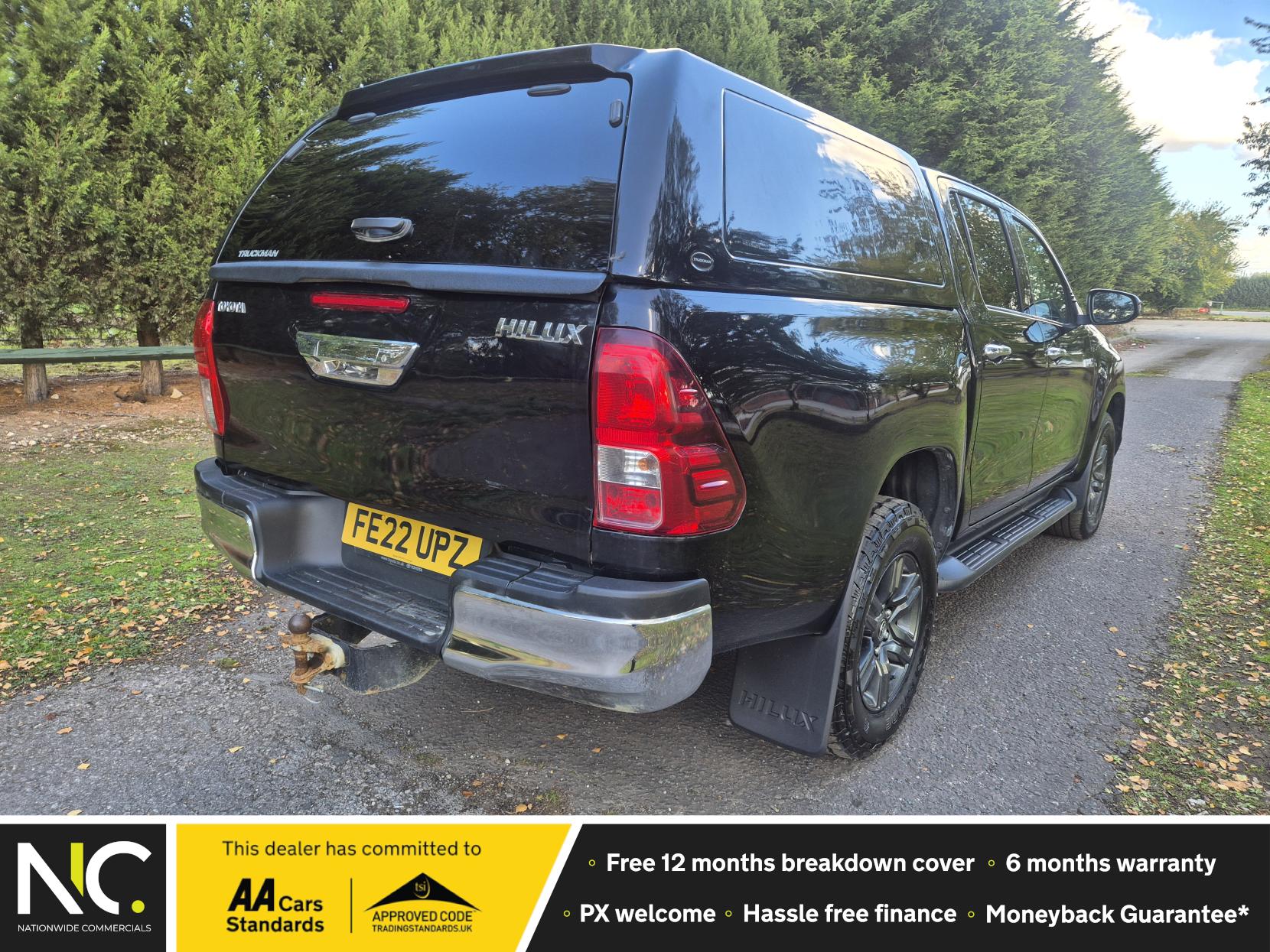 Toyota Hilux 2.4 D-4D Icon Pickup Double Cab 4dr Diesel Auto 4WD Euro 6 (s/s) (150 ps)