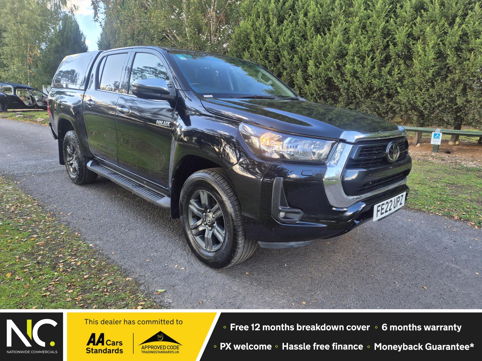 Toyota Hilux 2.4 D-4D Icon Pickup Double Cab 4dr Diesel Auto 4WD Euro 6 (s/s) (150 ps)