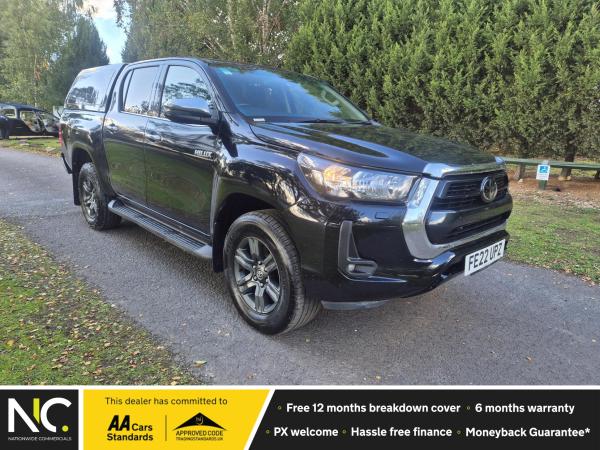 Toyota Hilux 2.4 D-4D Icon Pickup Double Cab 4dr Diesel Auto 4WD Euro 6 (s/s) (150 ps)