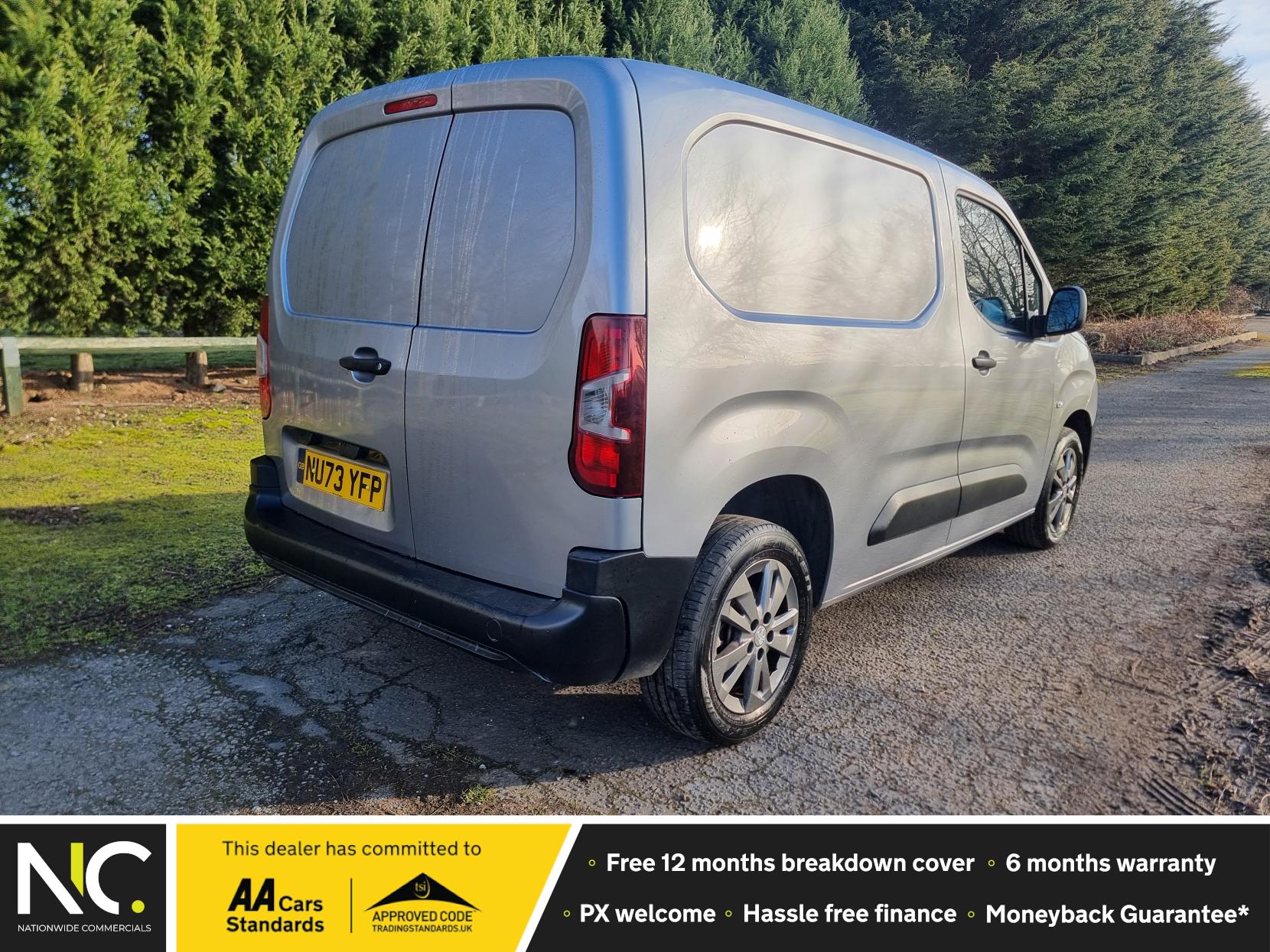 Peugeot Partner 1.5 BlueHDi 1000 Professional Premium + Standard Panel Van (100 bhp) - 5dr Diesel Manual SWB - Euro 6 - A/C, Cruise, 16