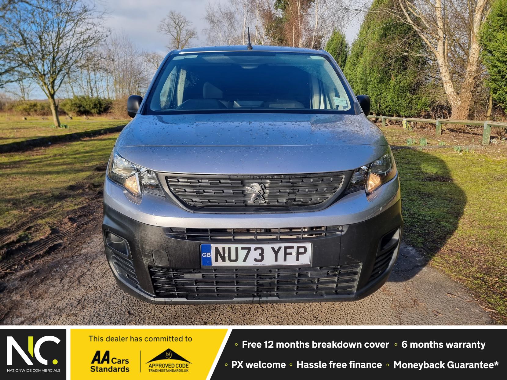 Peugeot Partner 1.5 BlueHDi 1000 Professional Premium + Standard Panel Van (100 bhp) - 5dr Diesel Manual SWB - Euro 6 - A/C, Cruise, 16