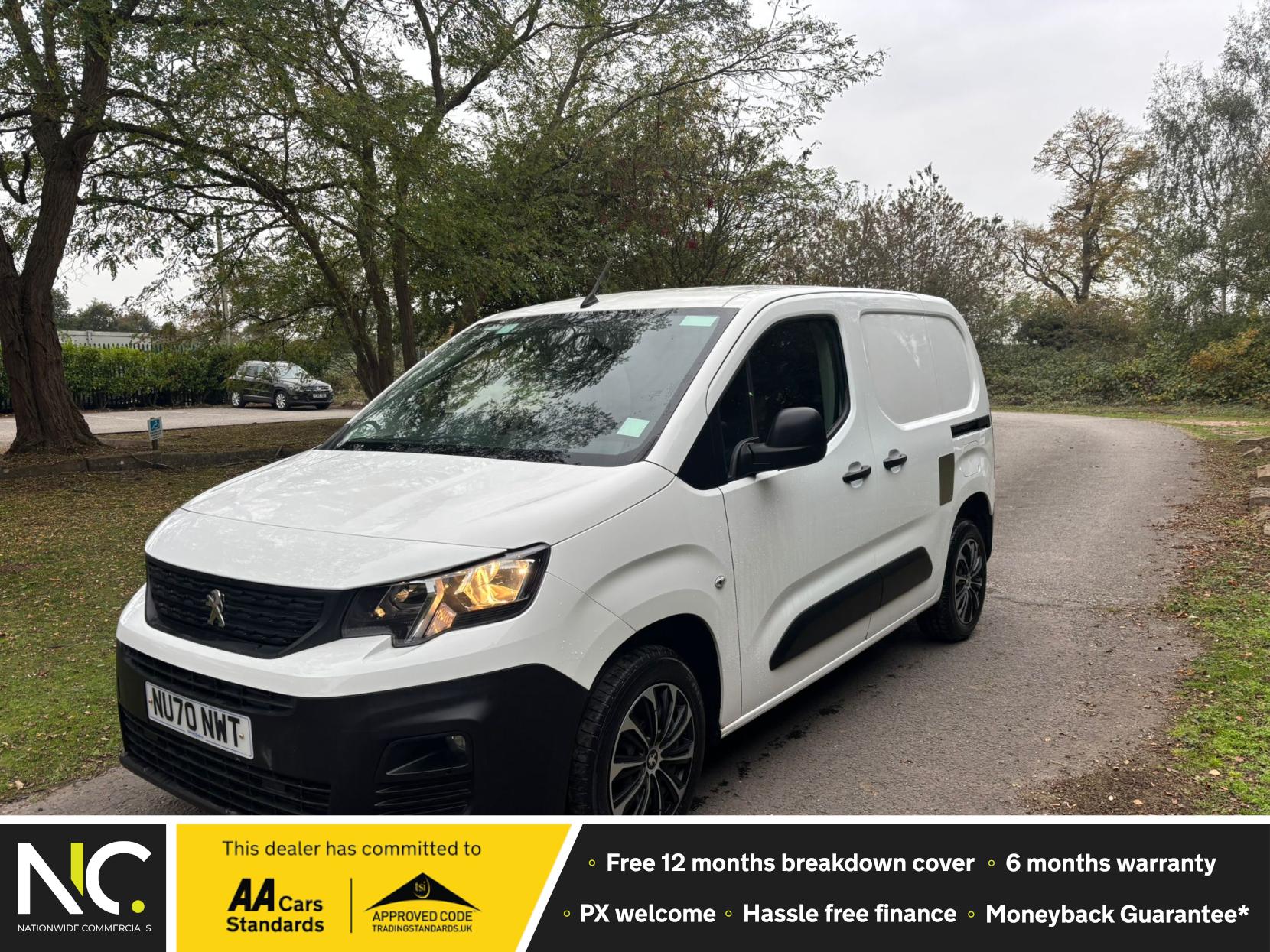 Peugeot Partner 1.5 BlueHDi 1000 Professional Standard Panel Van 5dr Diesel Manual SWB Euro 6 (s/s) (100 bhp)