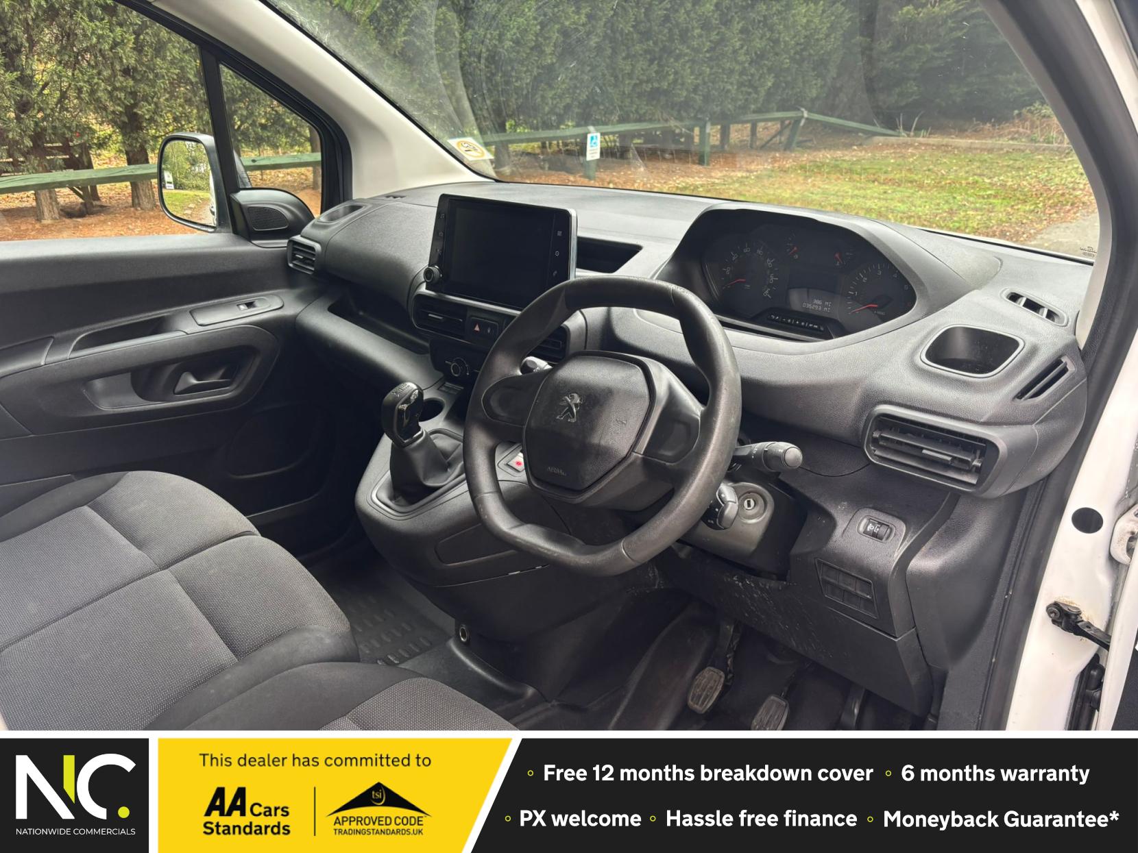 Peugeot Partner 1.5 BlueHDi 1000 Professional Standard Panel Van 5dr Diesel Manual SWB Euro 6 (s/s) (100 bhp)