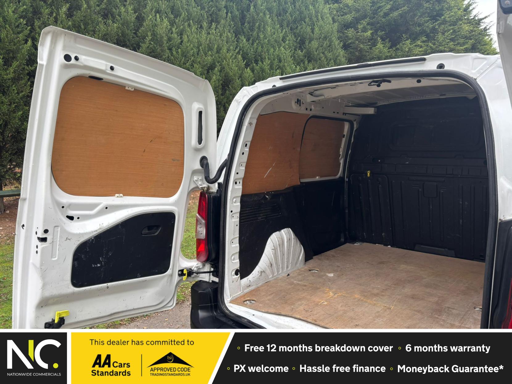 Peugeot Partner 1.5 BlueHDi 1000 Professional Standard Panel Van 5dr Diesel Manual SWB Euro 6 (s/s) (100 bhp)