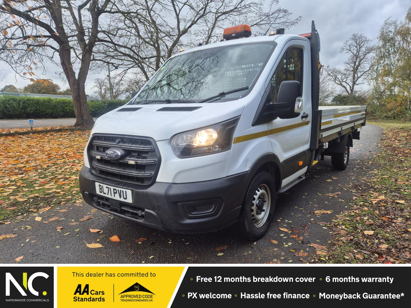 Ford Transit 2.0 350 EcoBlue Leader Dropside 2dr Diesel Manual FWD L4 Euro 6 (s/s) (130 ps)