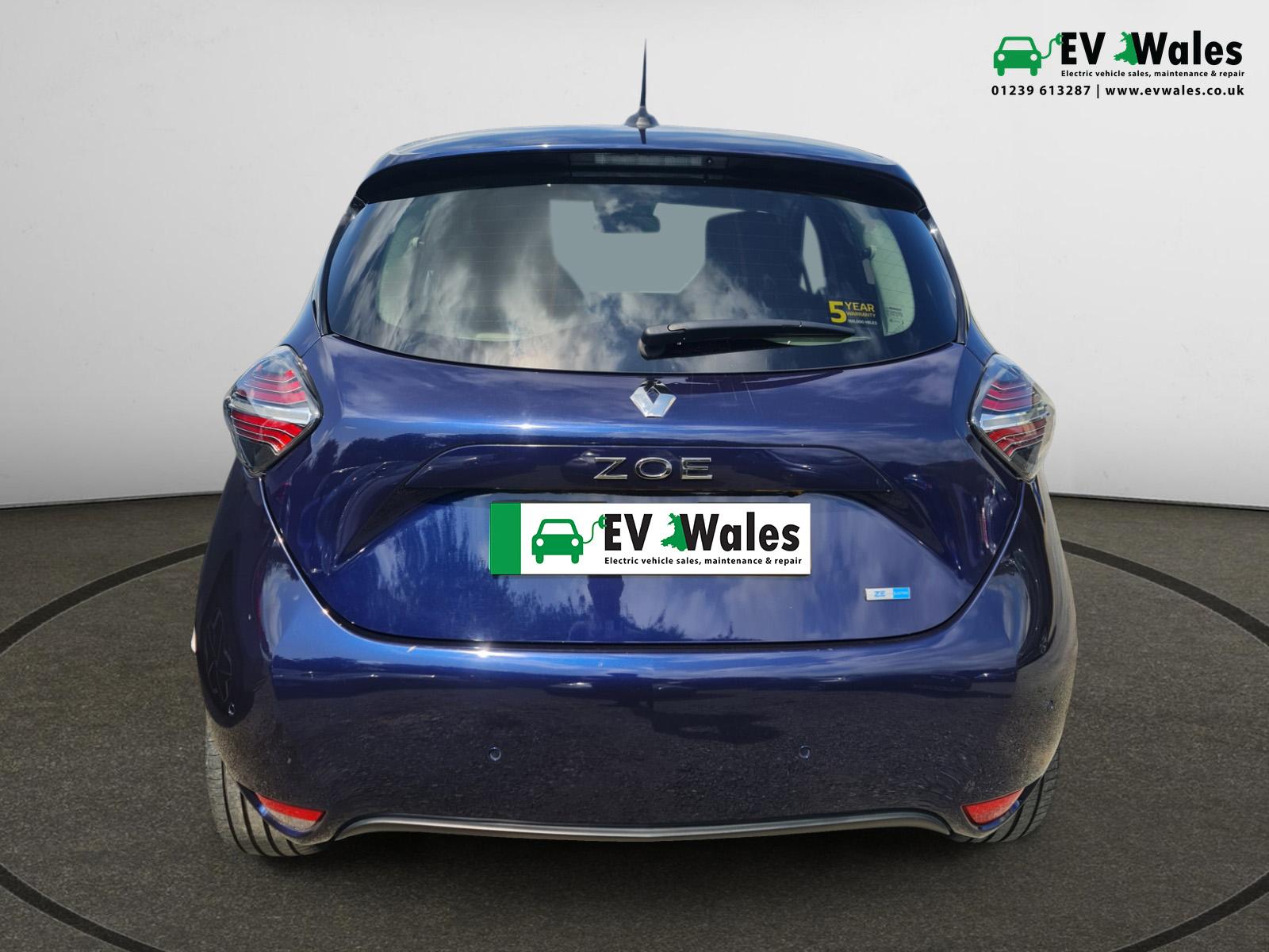 Renault Zoe R135 EV50 52kWh GT Line + Hatchback 5dr Electric Auto (Rapid Charge) (134 bhp)