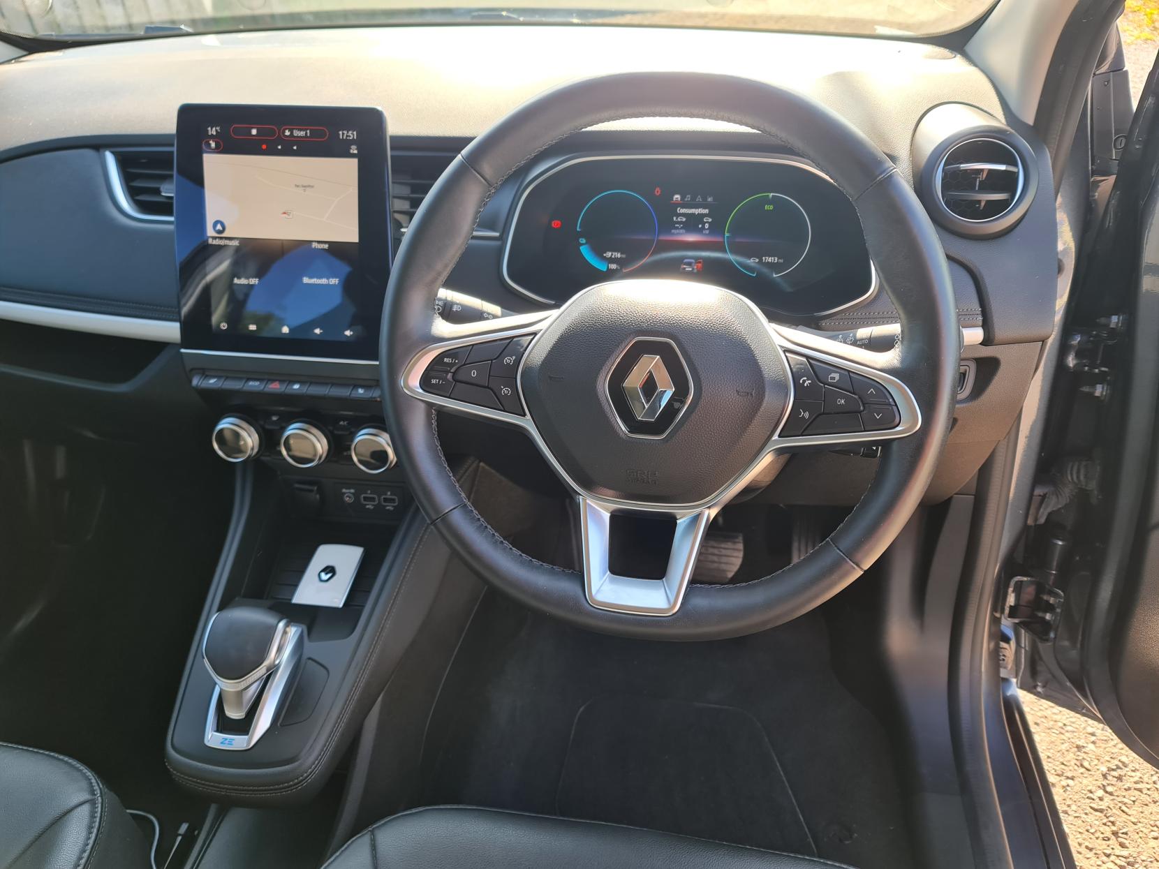 Renault Zoe R135 EV50 52kWh GT Line + Hatchback 5dr Electric Auto (Rapid Charge) (134 bhp)