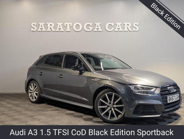 Audi A3 1.5 TFSI CoD Black Edition Sportback 5dr Petrol Manual Euro 6 (s/s) (150 ps)