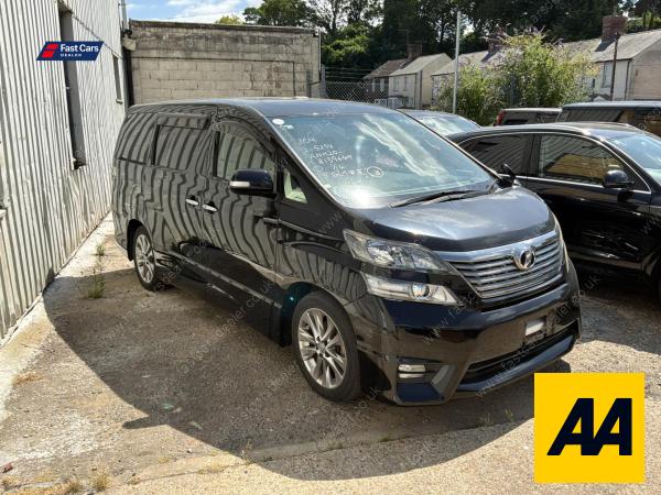 Toyota Vellfire New arrival being prepared