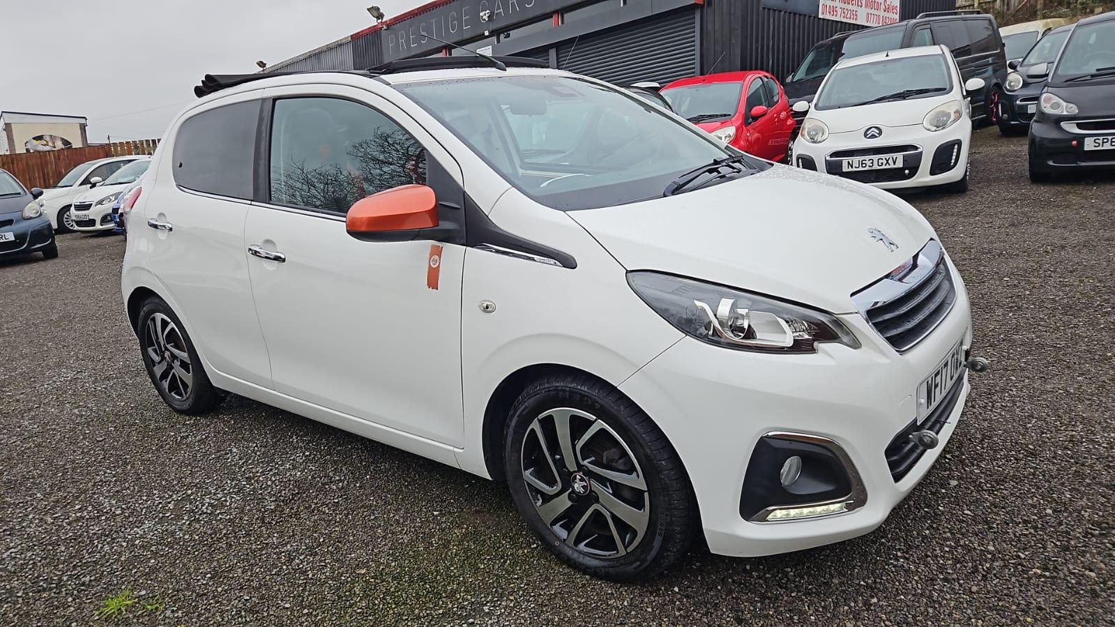 Peugeot 108 1.2 PureTech Roland Garros Top! 5dr Petrol Manual Euro 6 (82 ps)