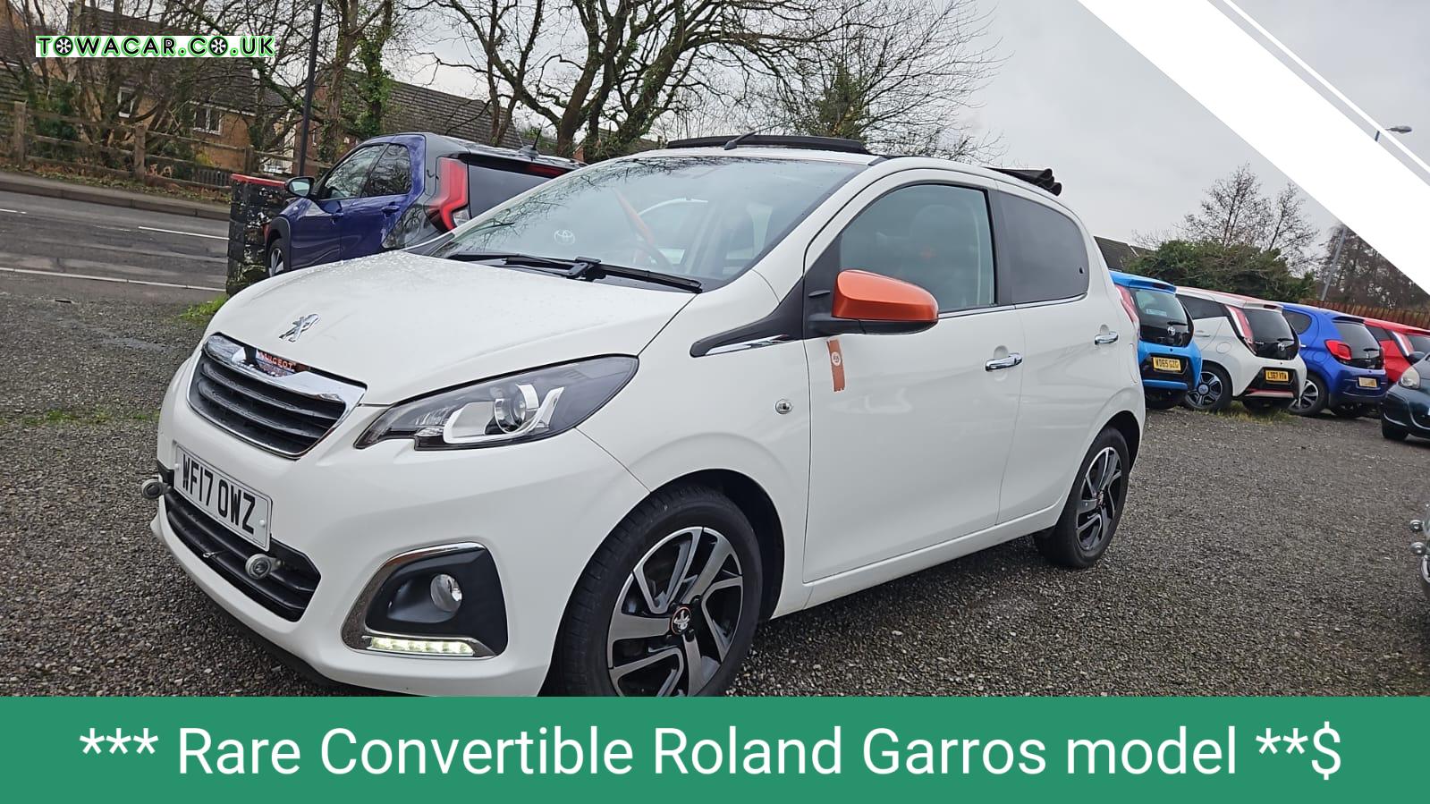 Peugeot 108 1.2 PureTech Roland Garros Top! 5dr Petrol Manual Euro 6 (82 ps)