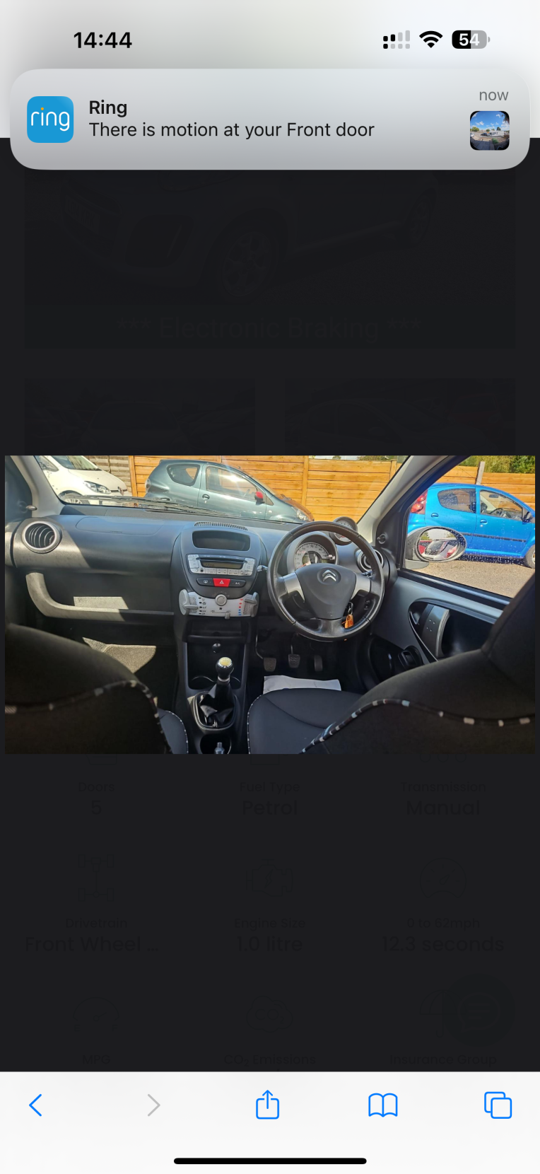 Peugeot 107 1.0 12V Envy Hatchback 5dr Petrol Manual Euro 5 (68 ps)