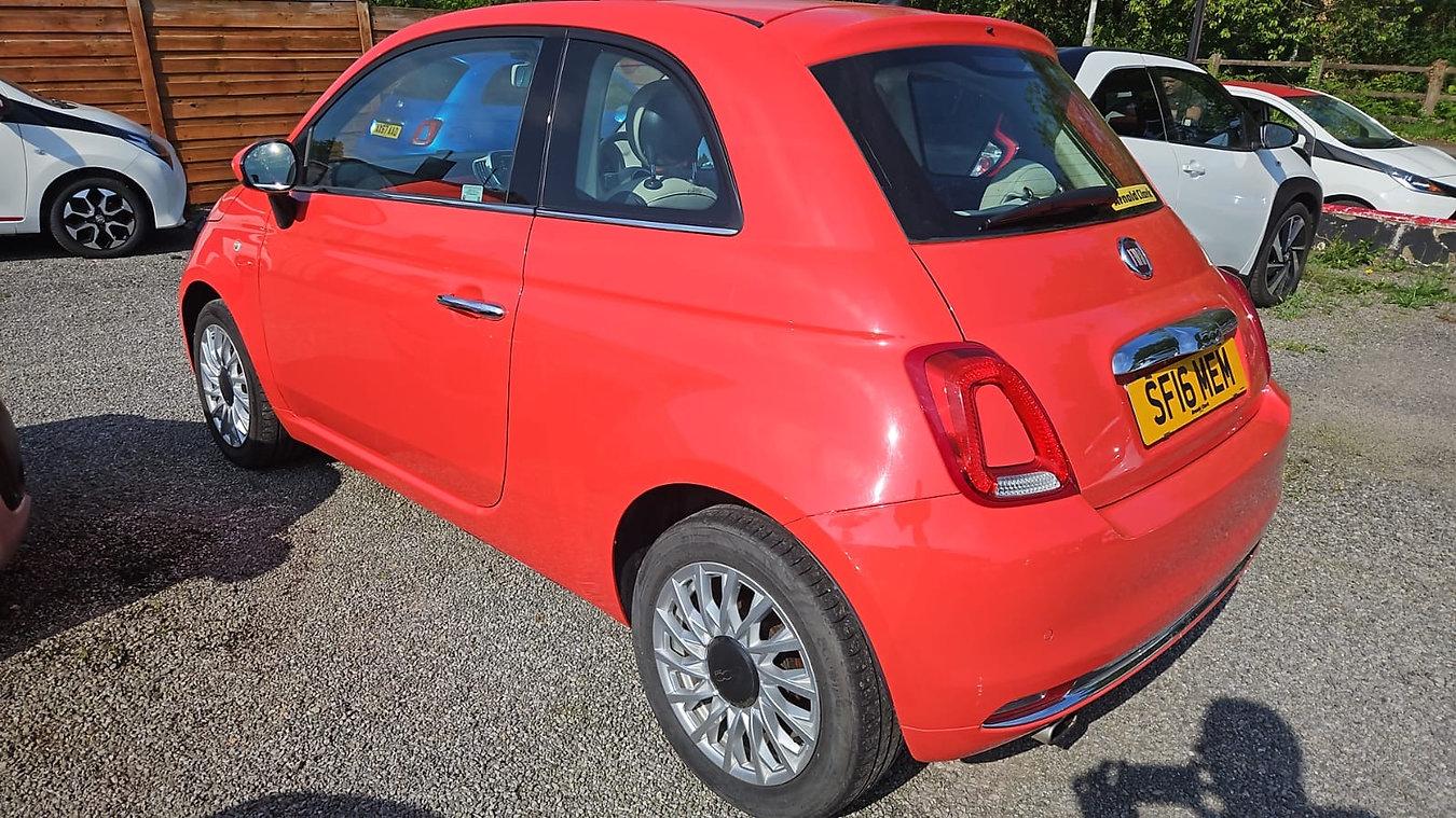 Fiat 500 1.2 Lounge Hatchback 3dr Petrol Manual Euro 6 (s/s) (69 bhp)