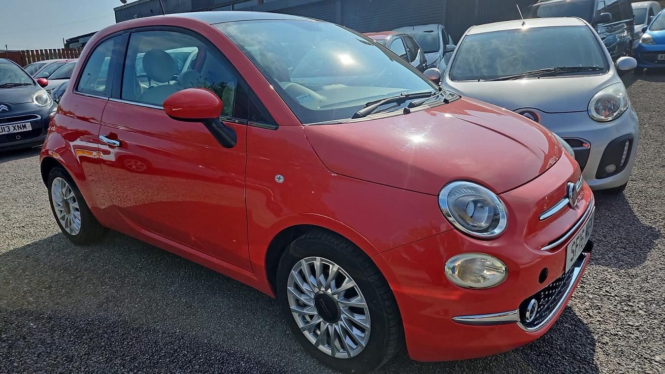 Fiat 500 1.2 Lounge Hatchback 3dr Petrol Manual Euro 6 (s/s) (69 bhp)