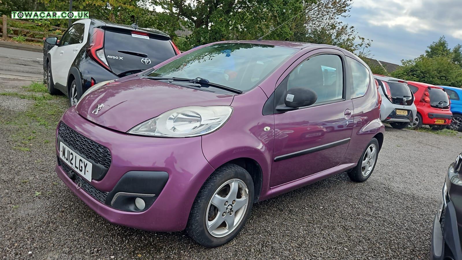 Peugeot 107 1.0 12V Active Hatchback 3dr Petrol Manual Euro 5 (68 ps)