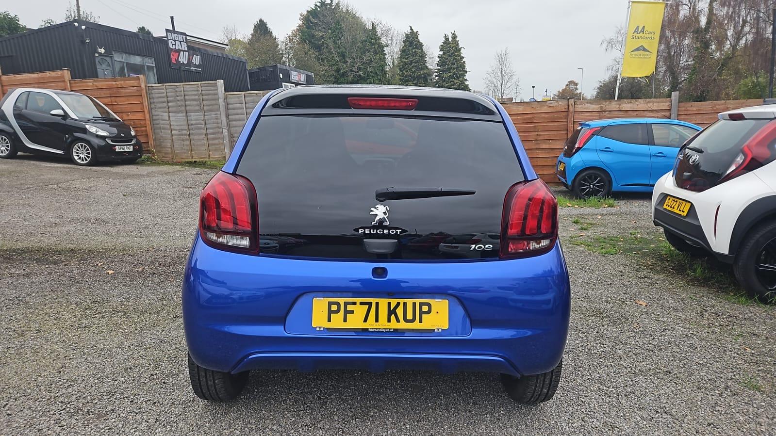 Peugeot 108 1.0 Allure Hatchback 5dr Petrol Manual Euro 6 (s/s) (72 ps)